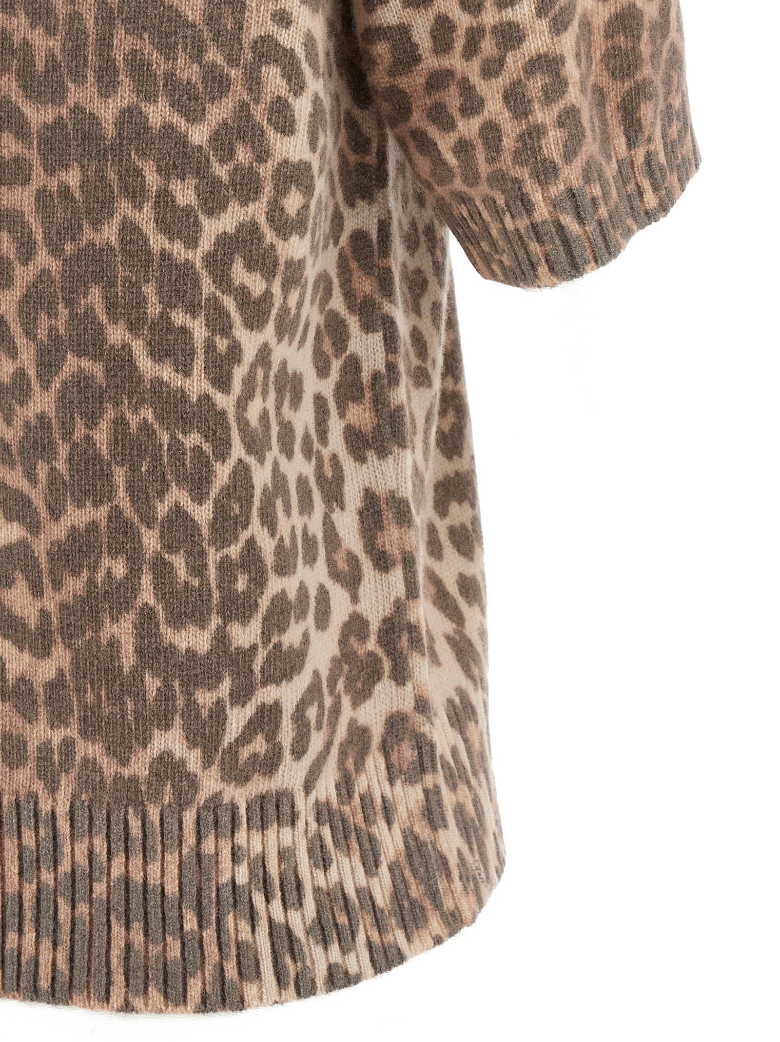 Ganni Brown Wool Women's T-Shirt
