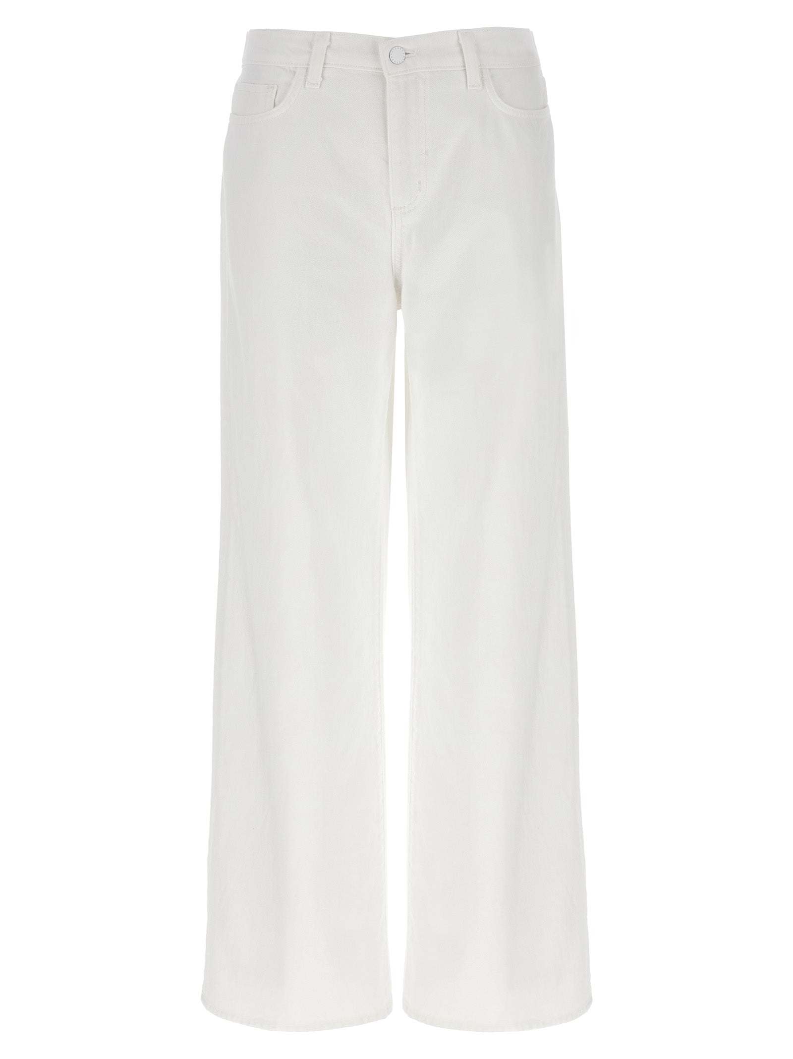 L'Agence White Cotton High-Waisted Women's Jean
