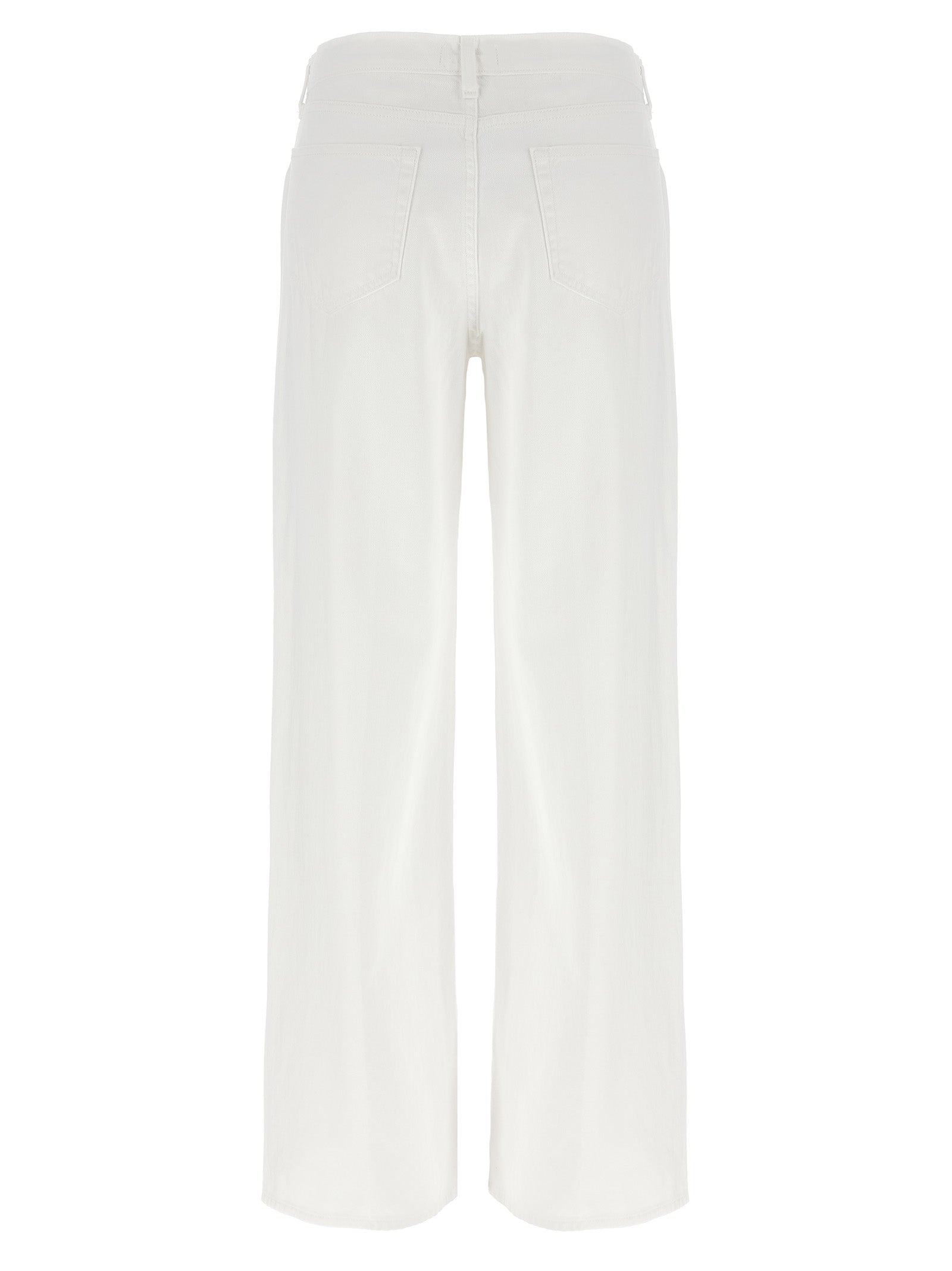 L'Agence White Cotton High-Waisted Women's Jean