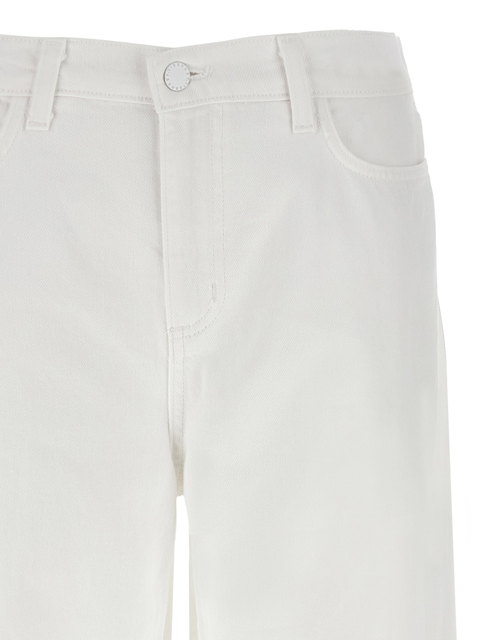 L'Agence White Cotton High-Waisted Women's Jean