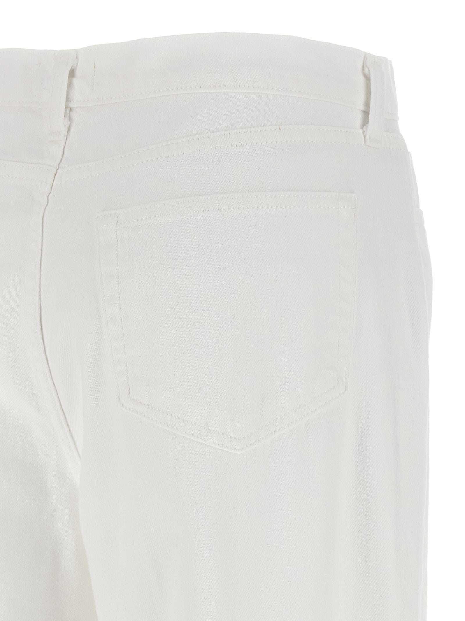 L'Agence White Cotton High-Waisted Women's Jean