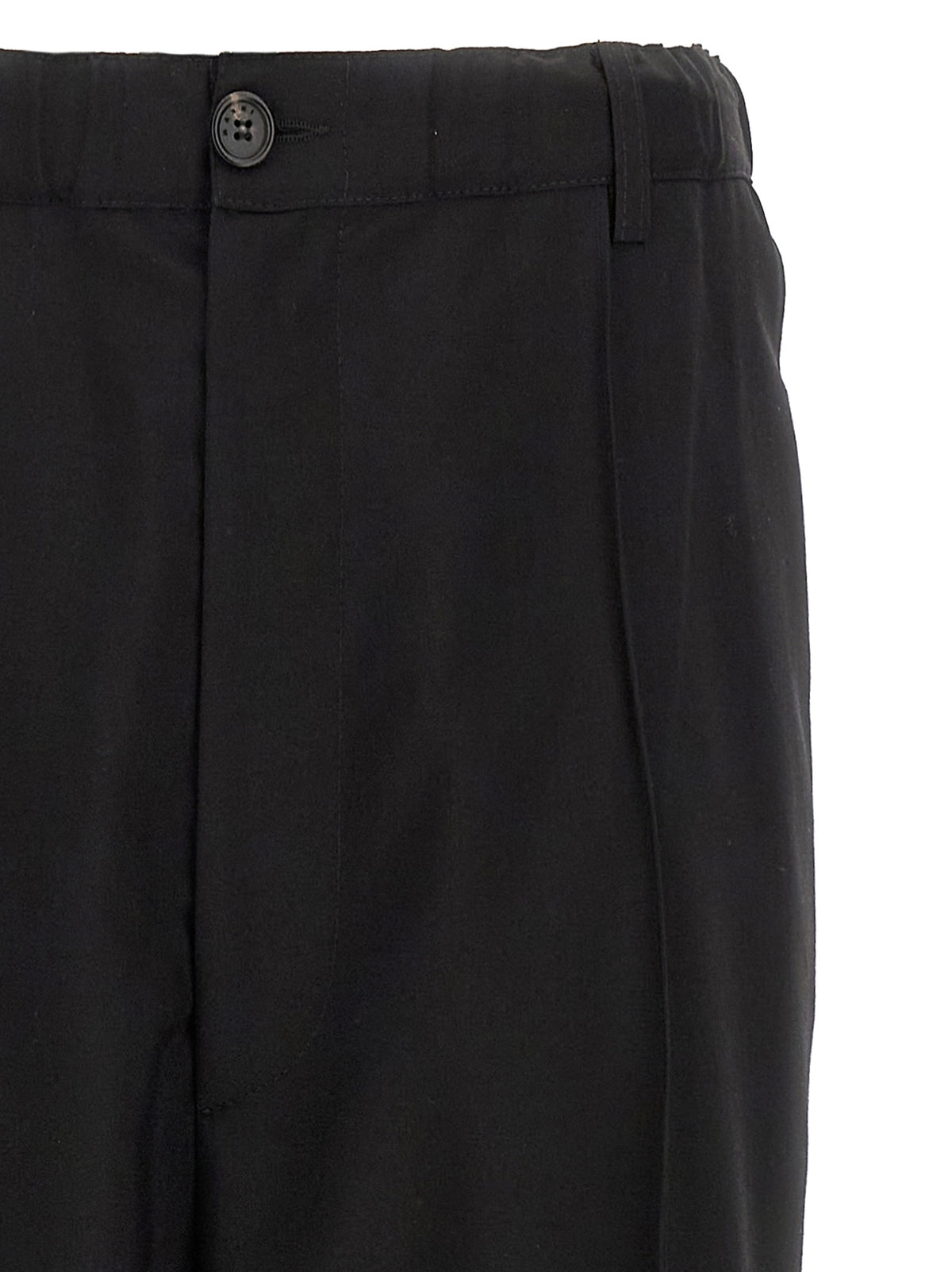 Marni Black Virgin Wool Casual Men's Pants