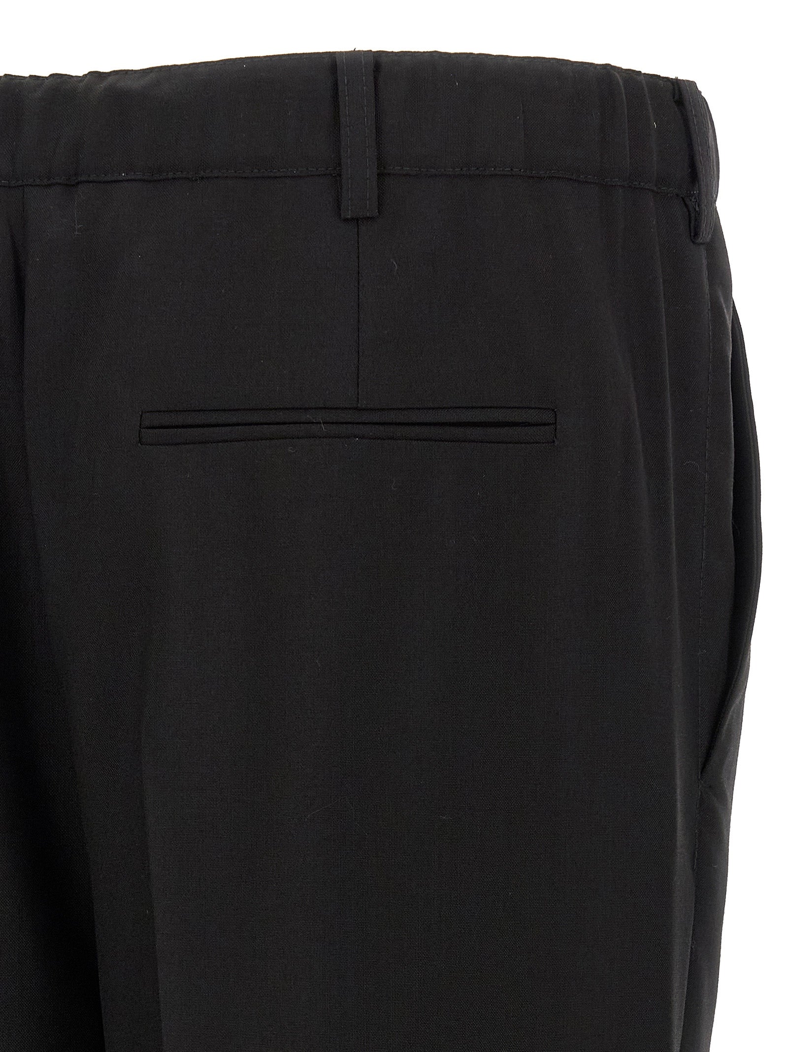 Marni Black Virgin Wool Casual Men's Pants