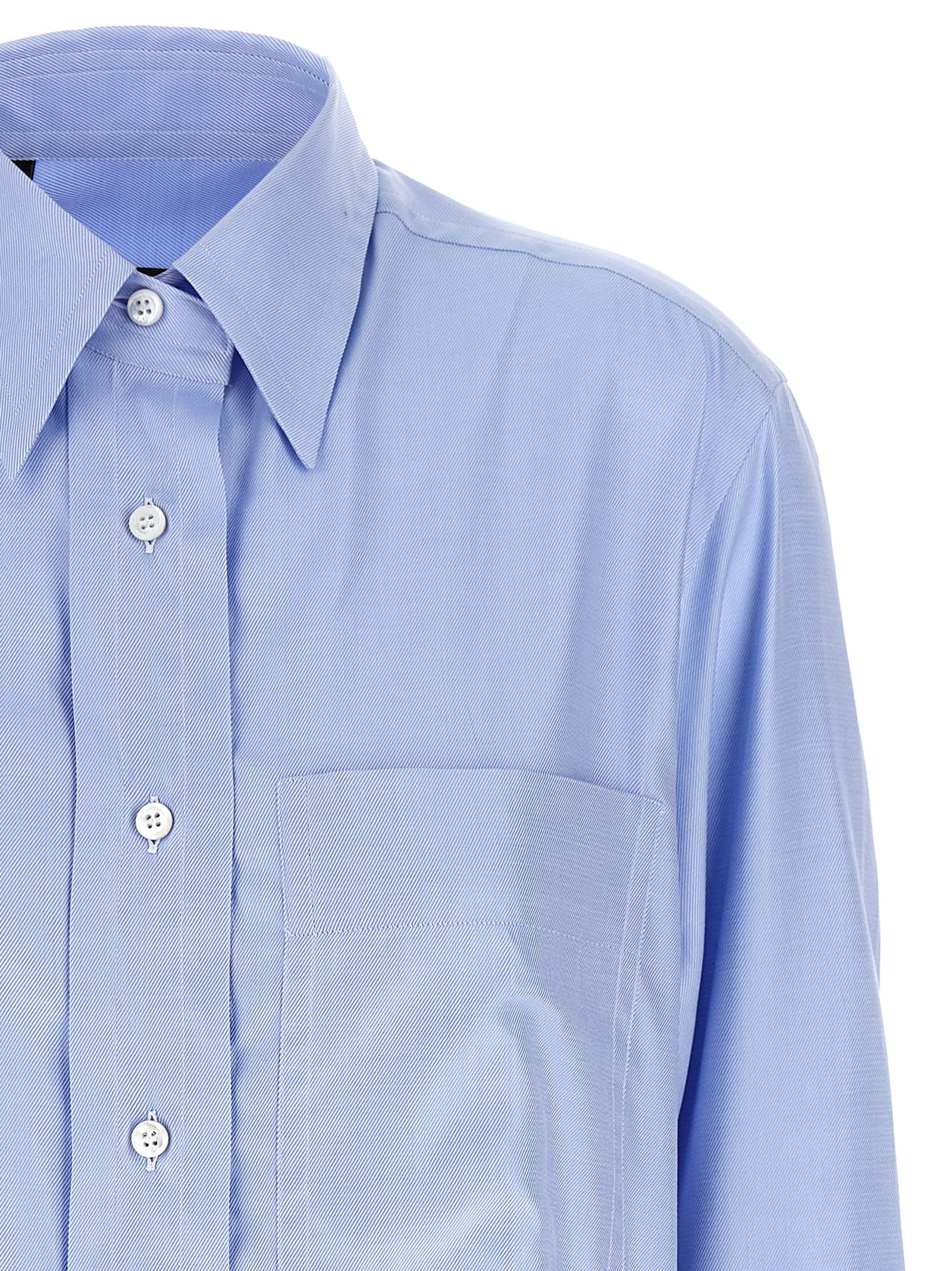 Brioni Blue Cotton Women's Blouse