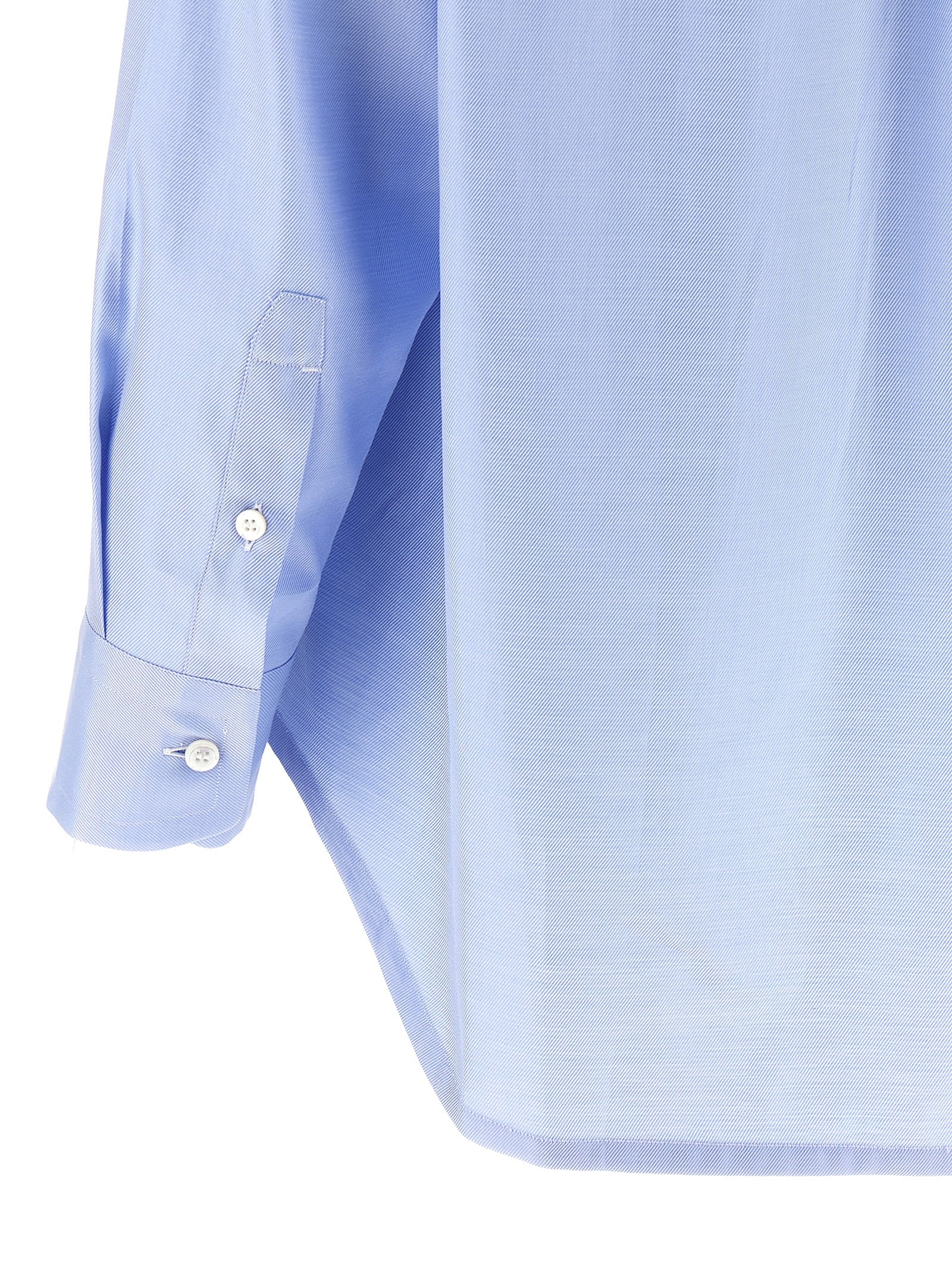 Brioni Blue Cotton Women's Blouse