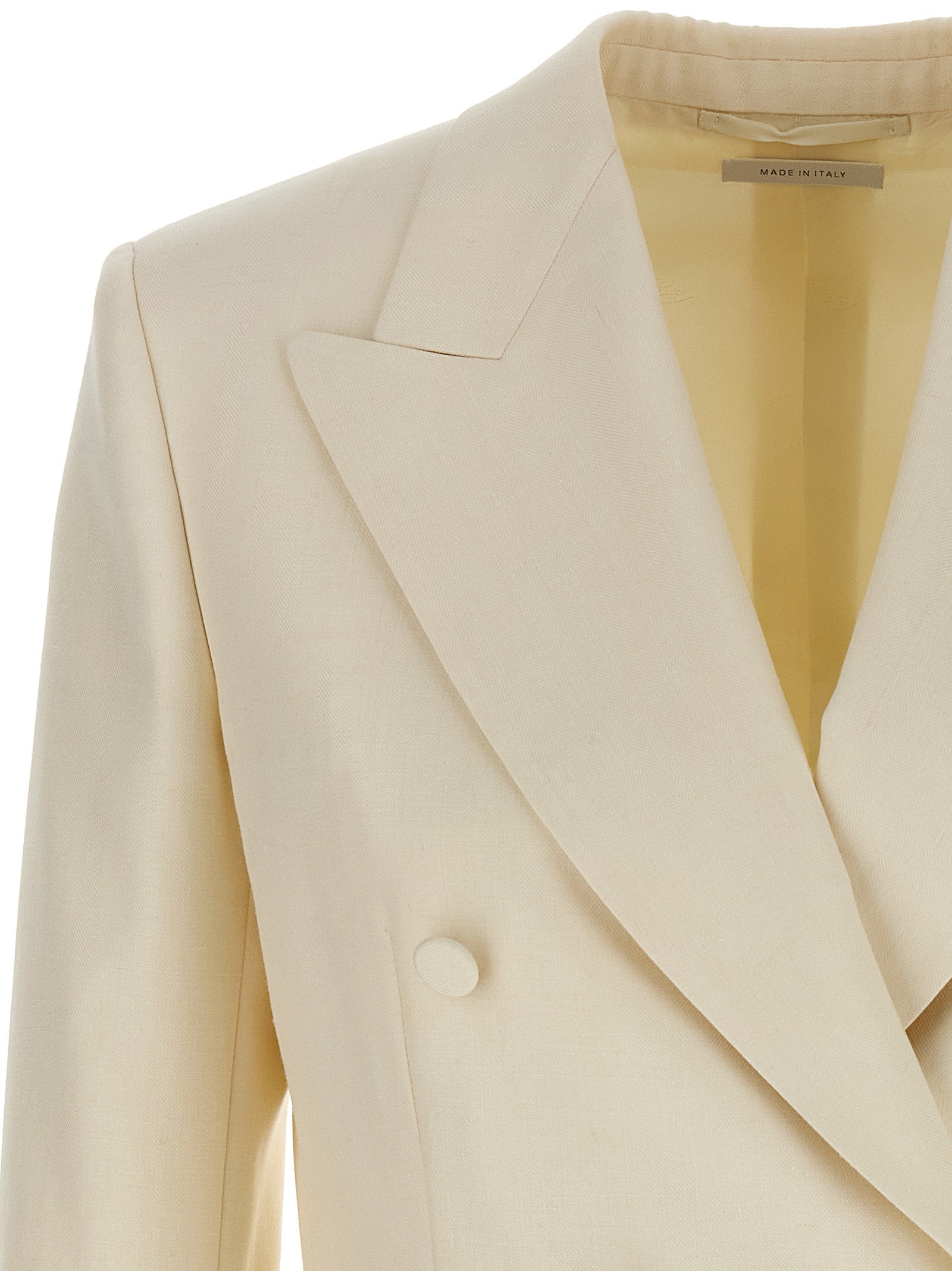 Brioni White Wool Women's Blazer