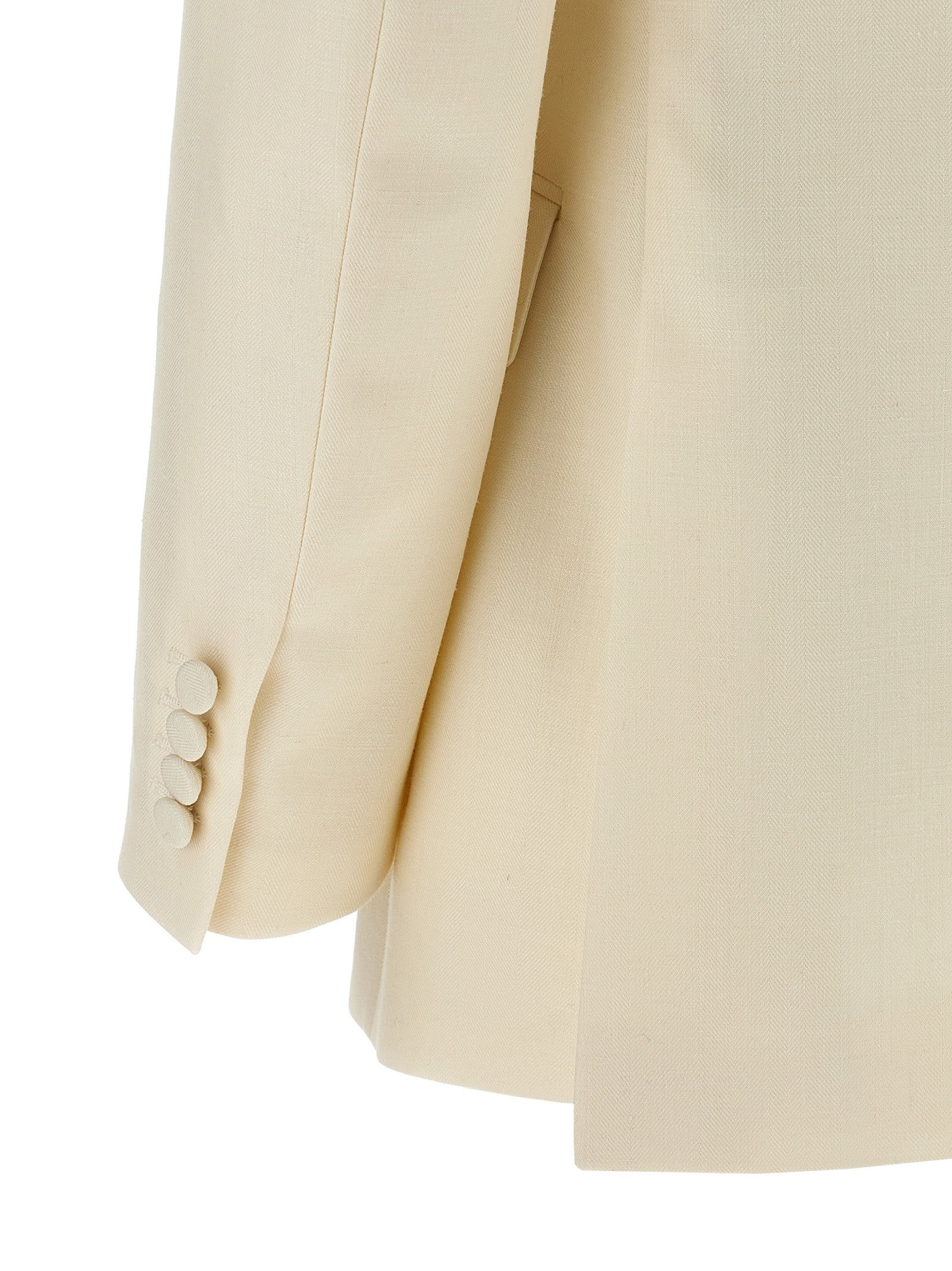 Brioni White Wool Women's Blazer