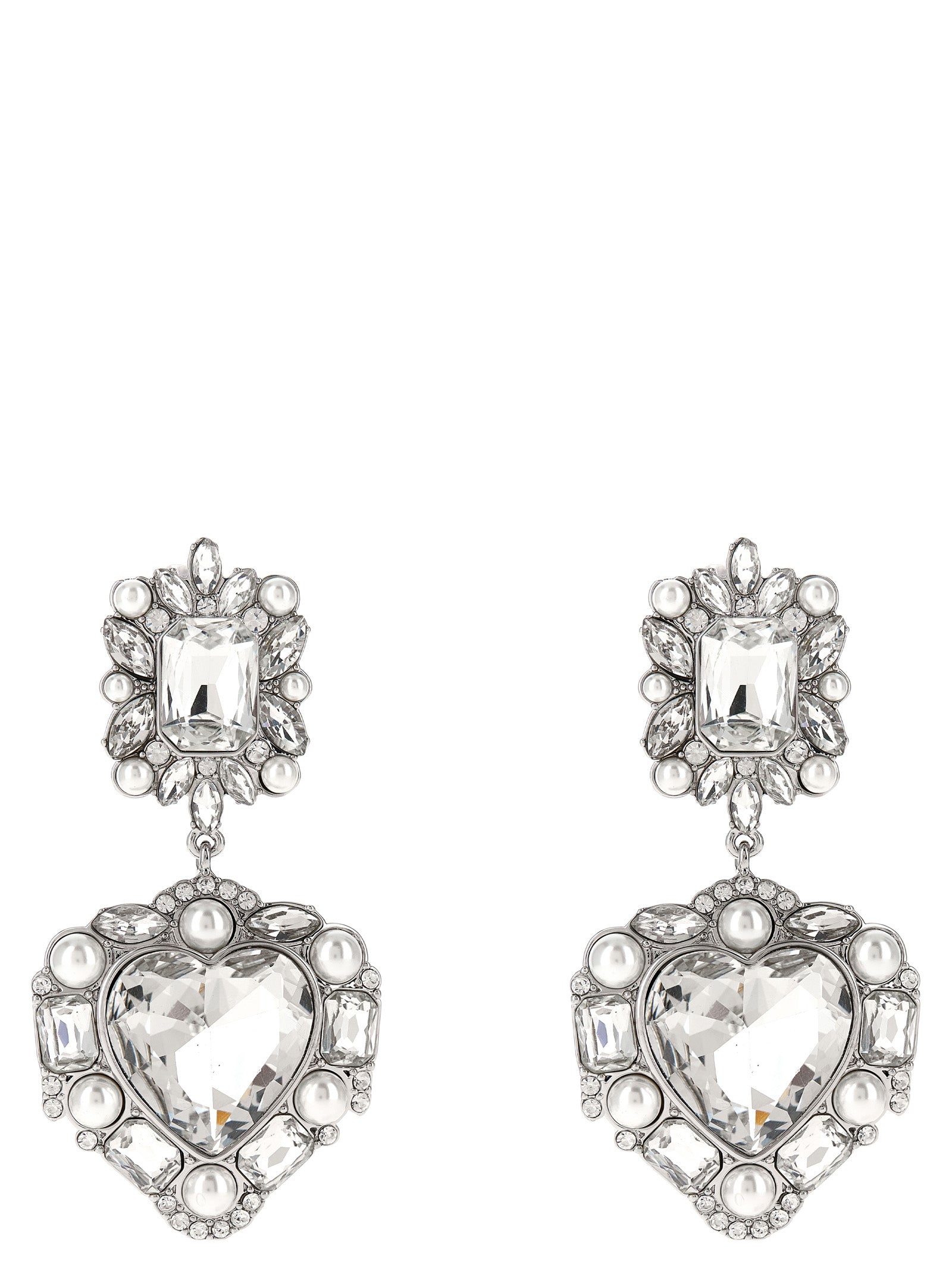 Self-Portrait Silver Cotton Women's Earrings