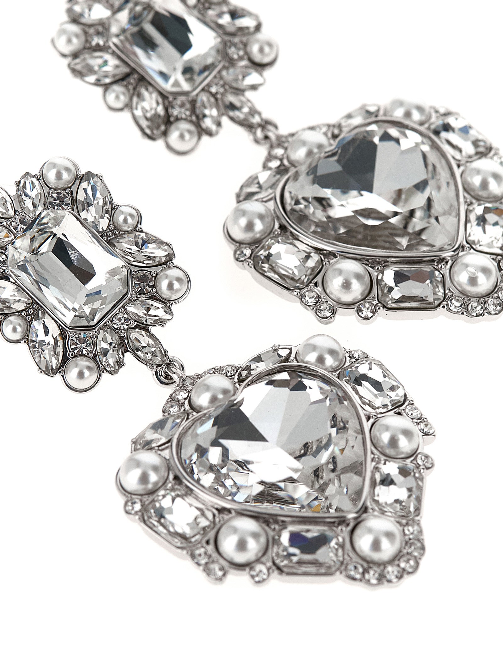 Self-Portrait Silver Cotton Women's Earrings