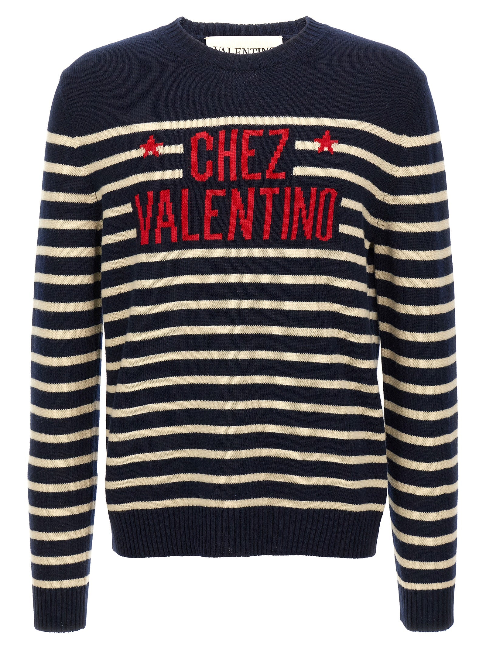 Valentino Garavani Blue Virgin Wool Men's Cardigan