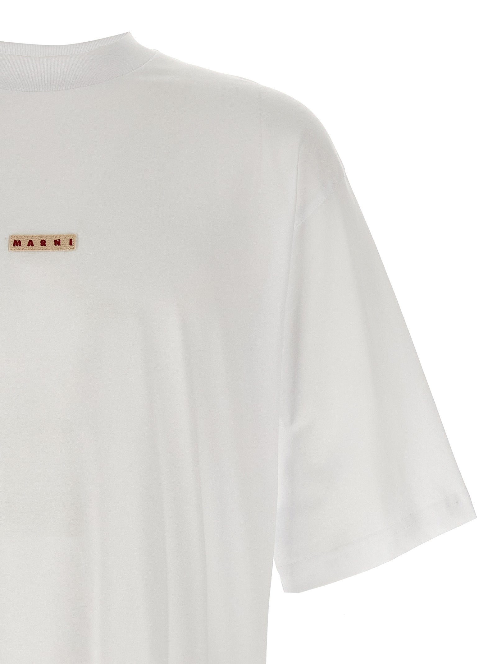 Marni White Cotton Men's T-Shirt