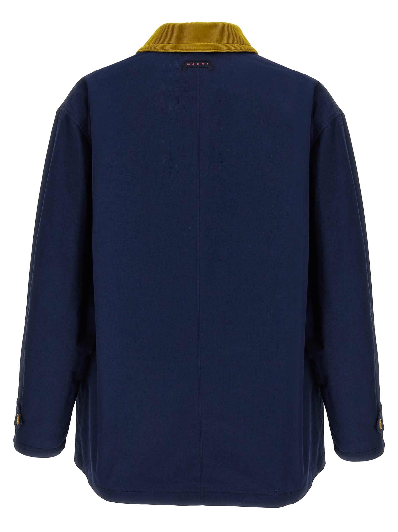 Marni Blue Cotton Men's Parka