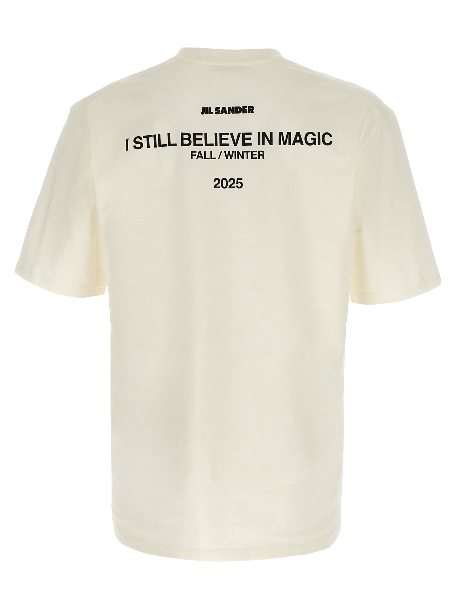 Jil Sander White Cotton Long Sleeve Men's T-Shirt