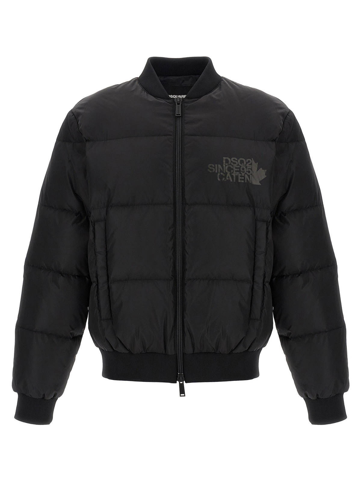Dsquared² Black Polyamide Men's Bomber