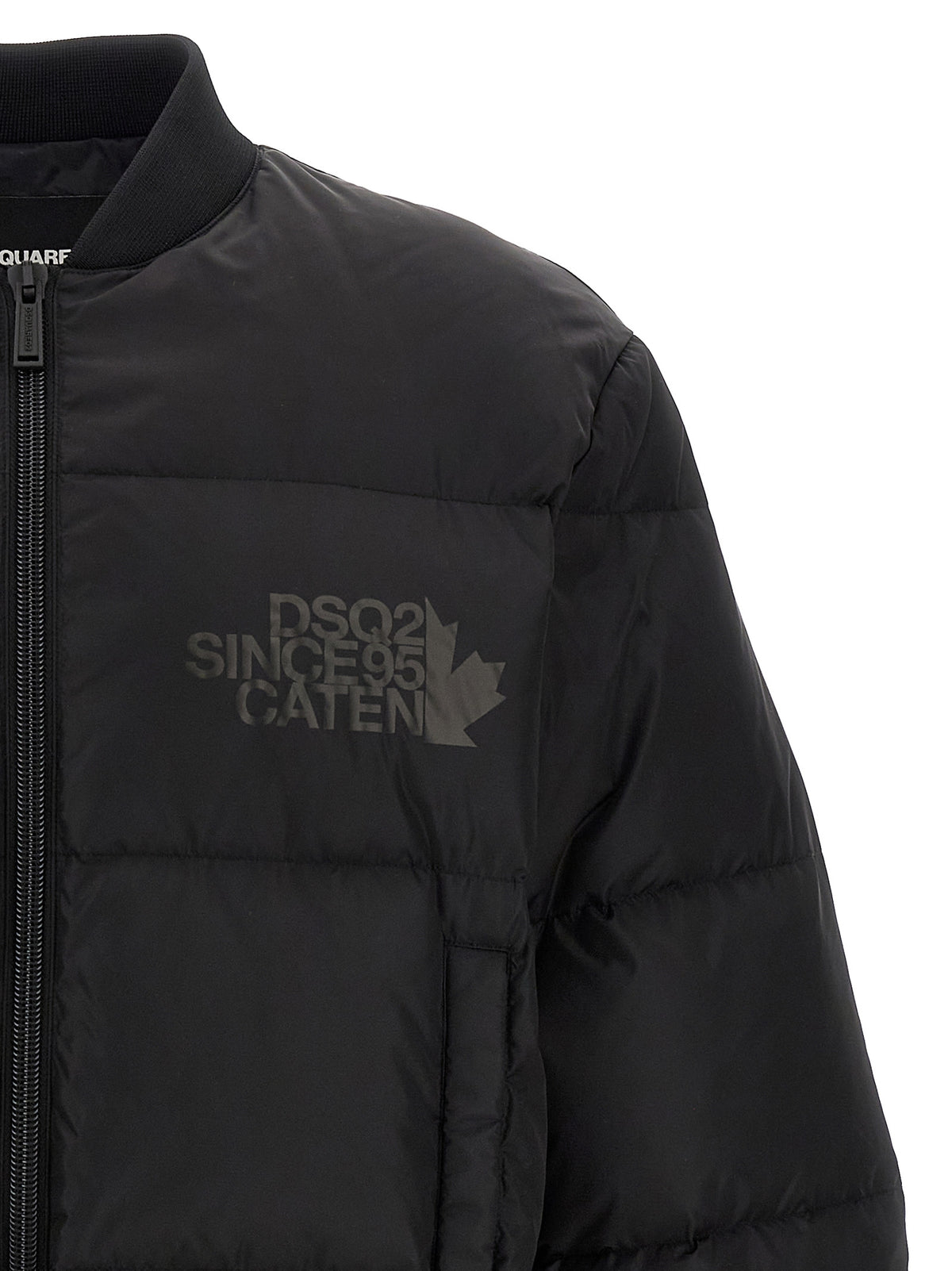 Dsquared² Black Polyamide Men's Bomber