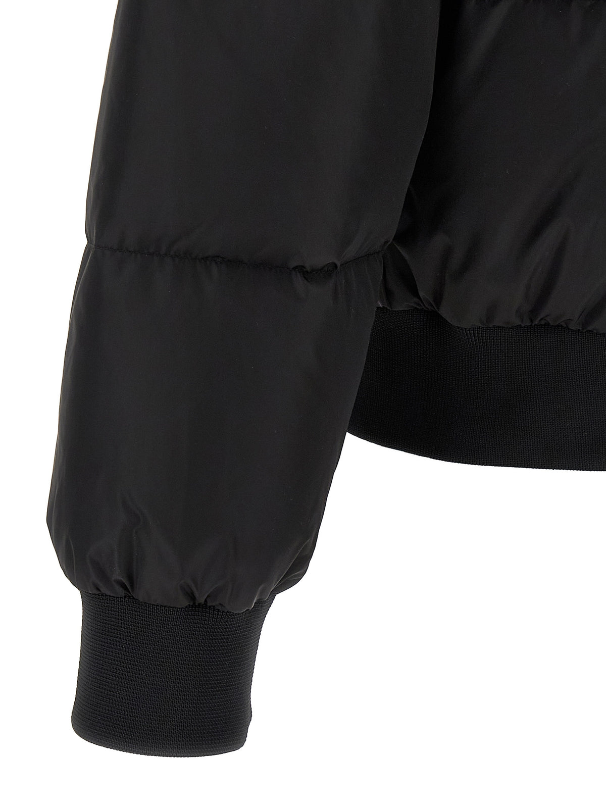Dsquared² Black Polyamide Men's Bomber