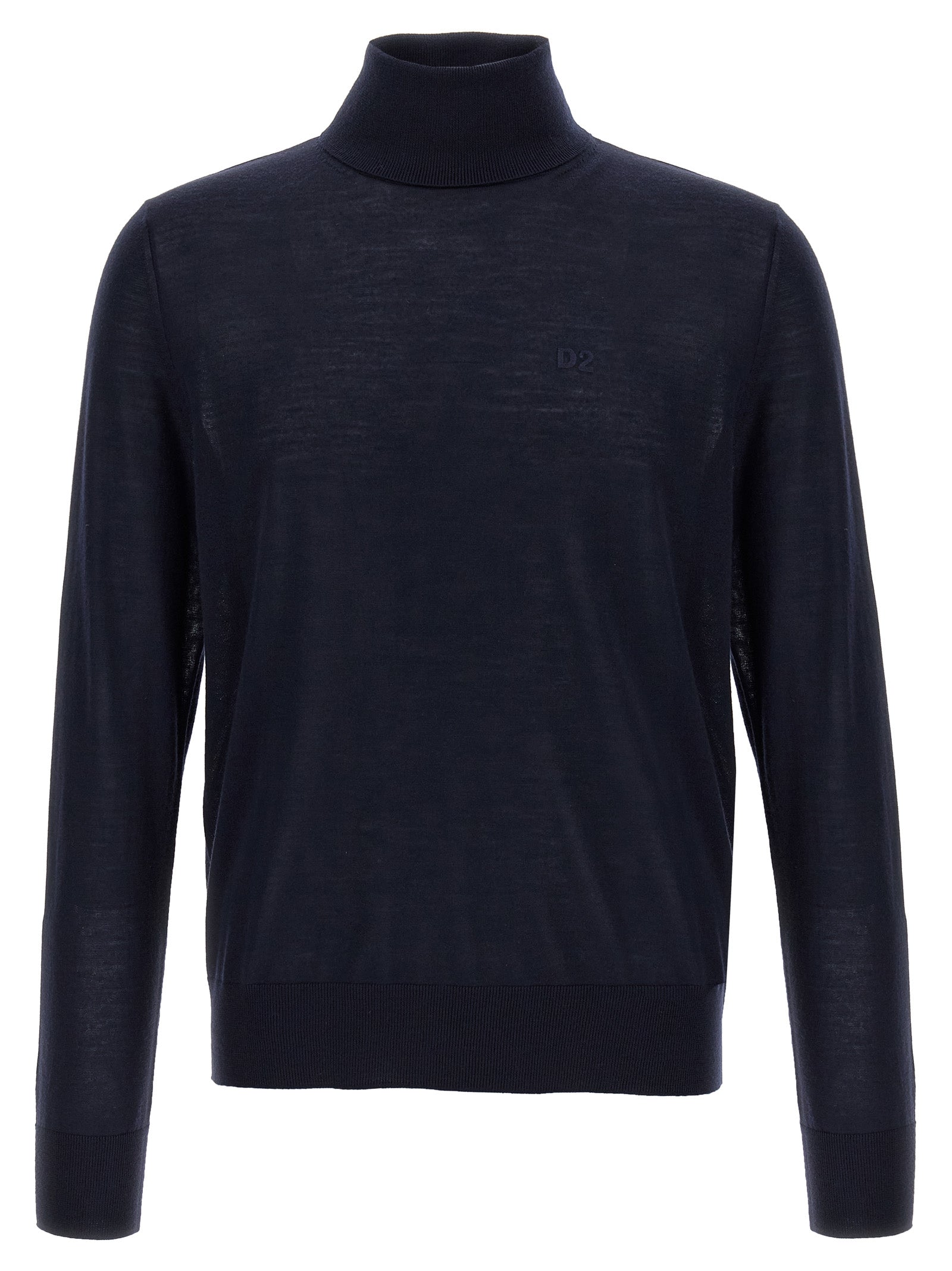 Dsquared² Blue Virgin Wool Men's Cardigan