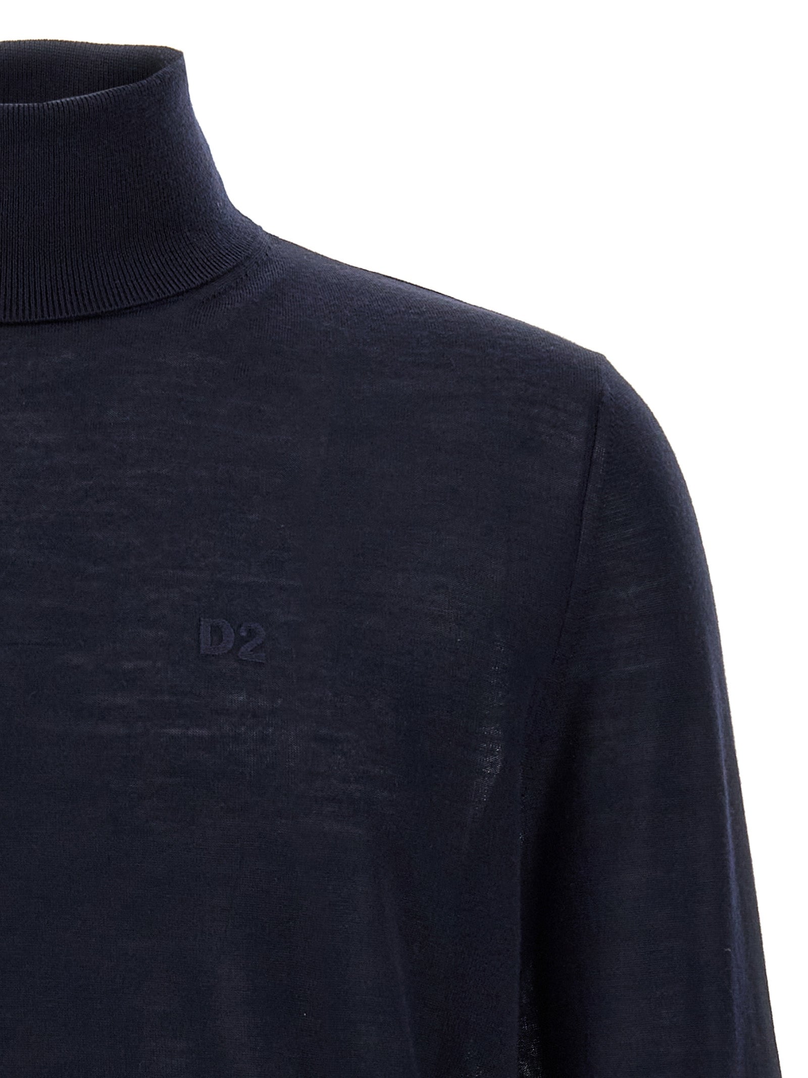Dsquared² Blue Virgin Wool Men's Cardigan