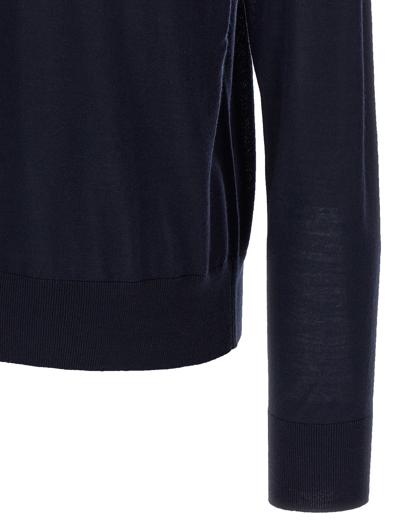 Dsquared² Blue Virgin Wool Men's Cardigan