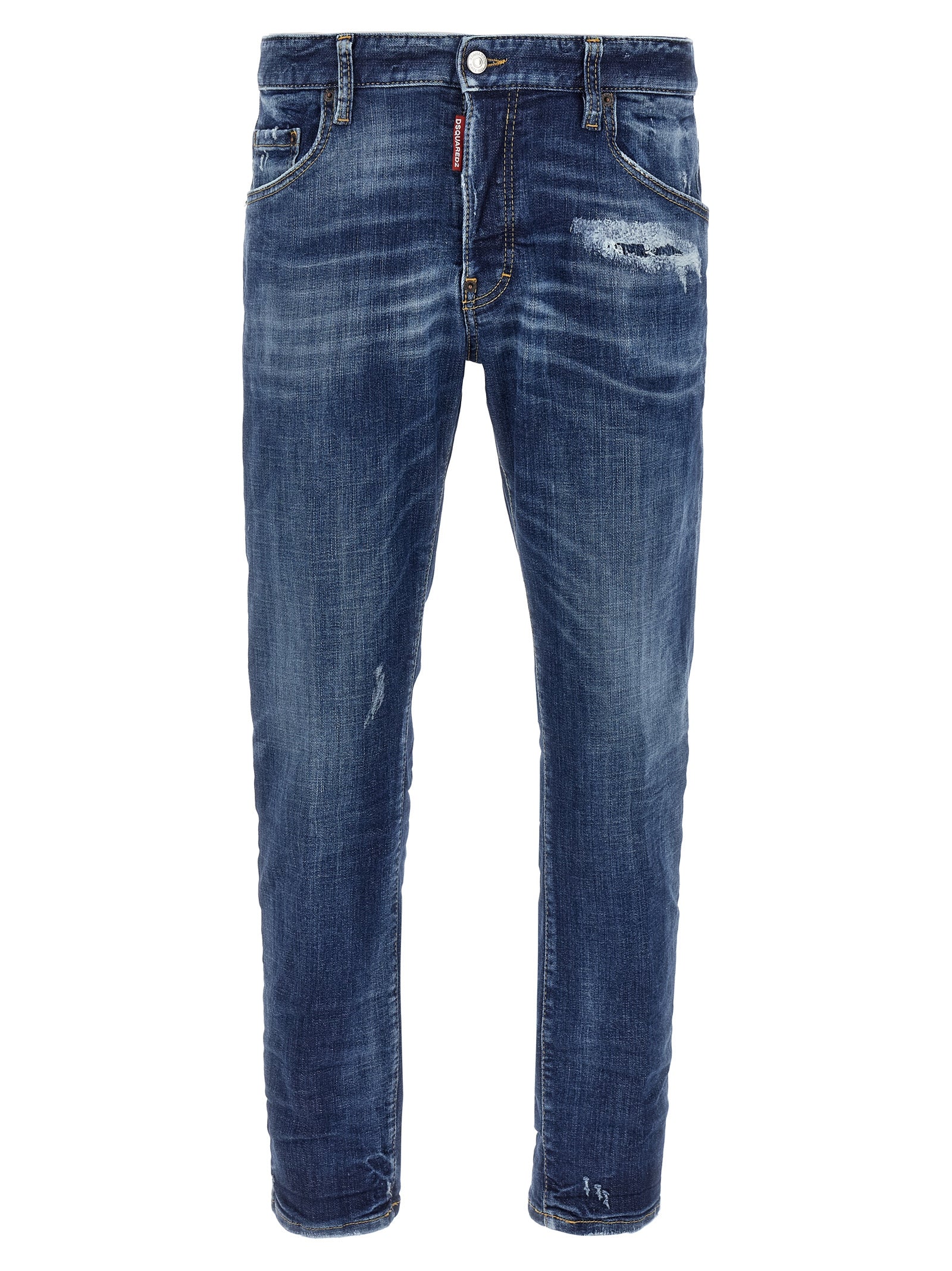 Dsquared² Blue Cotton Skinny Men's Jeans