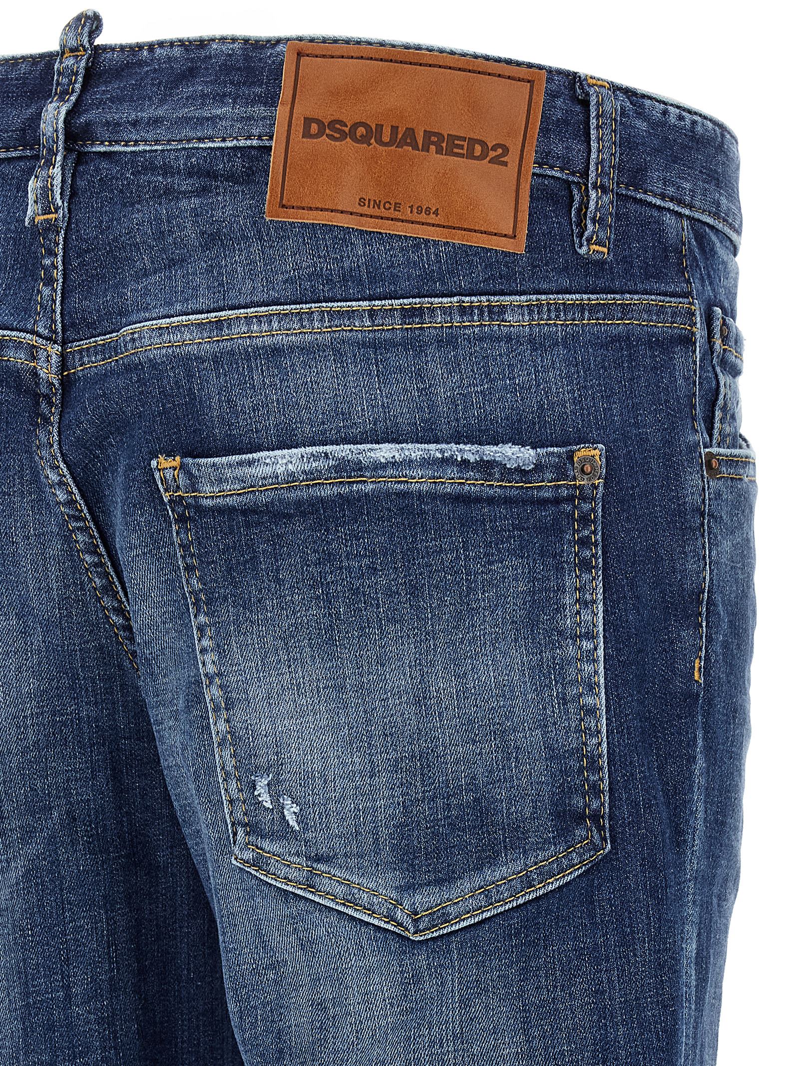 Dsquared² Blue Cotton Skinny Men's Jeans