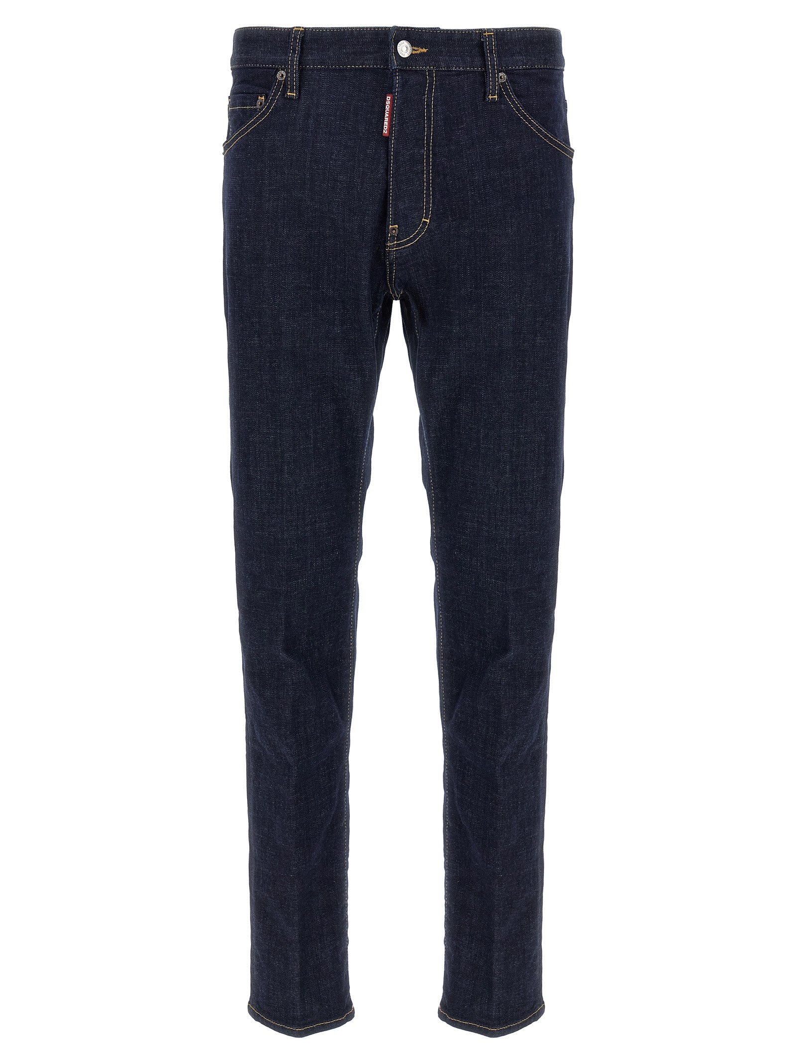 Dsquared² Blue Cotton Slim Fit Men's Jeans