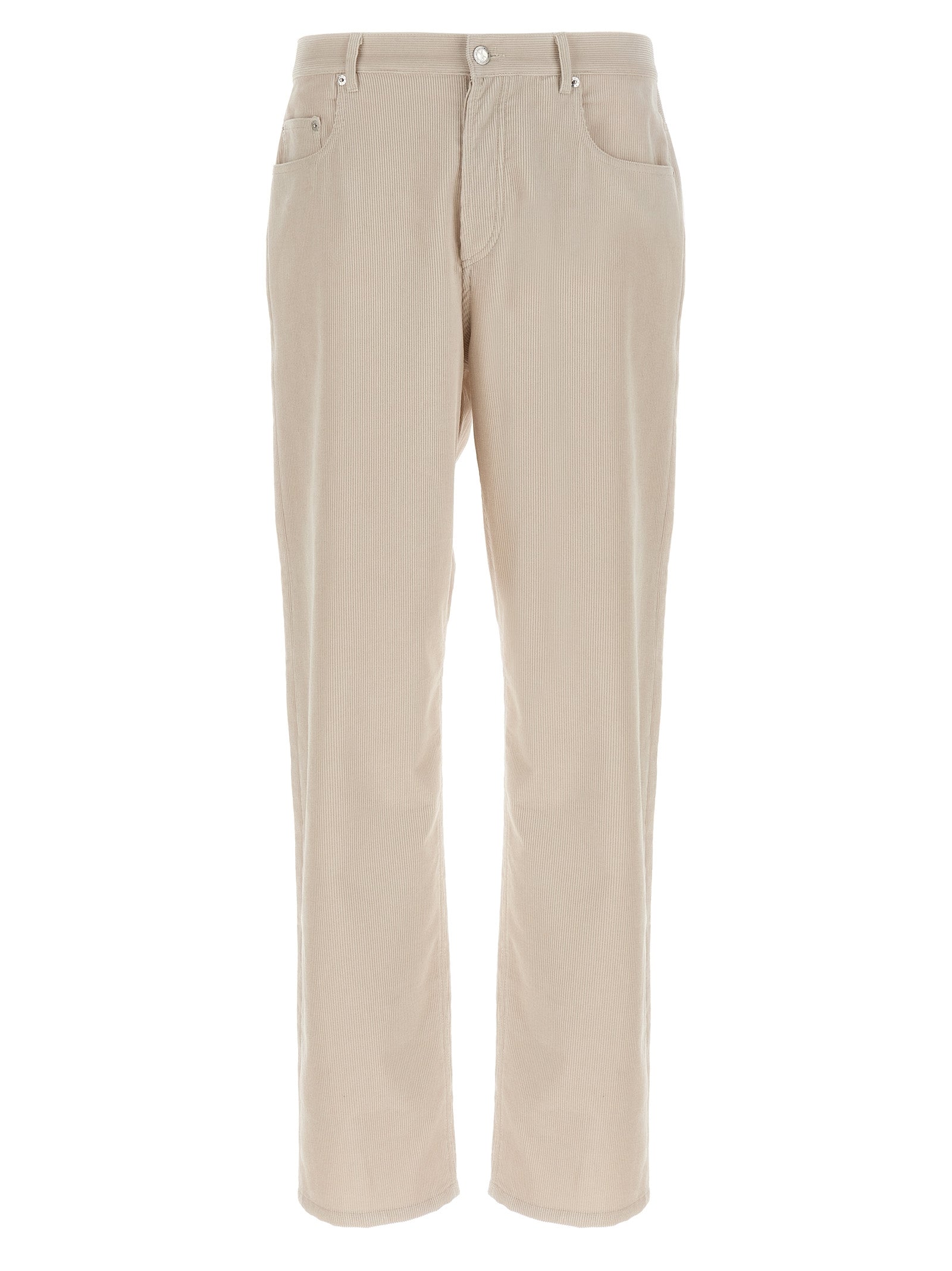 A.P.C. White Cotton Casual Men's Pants