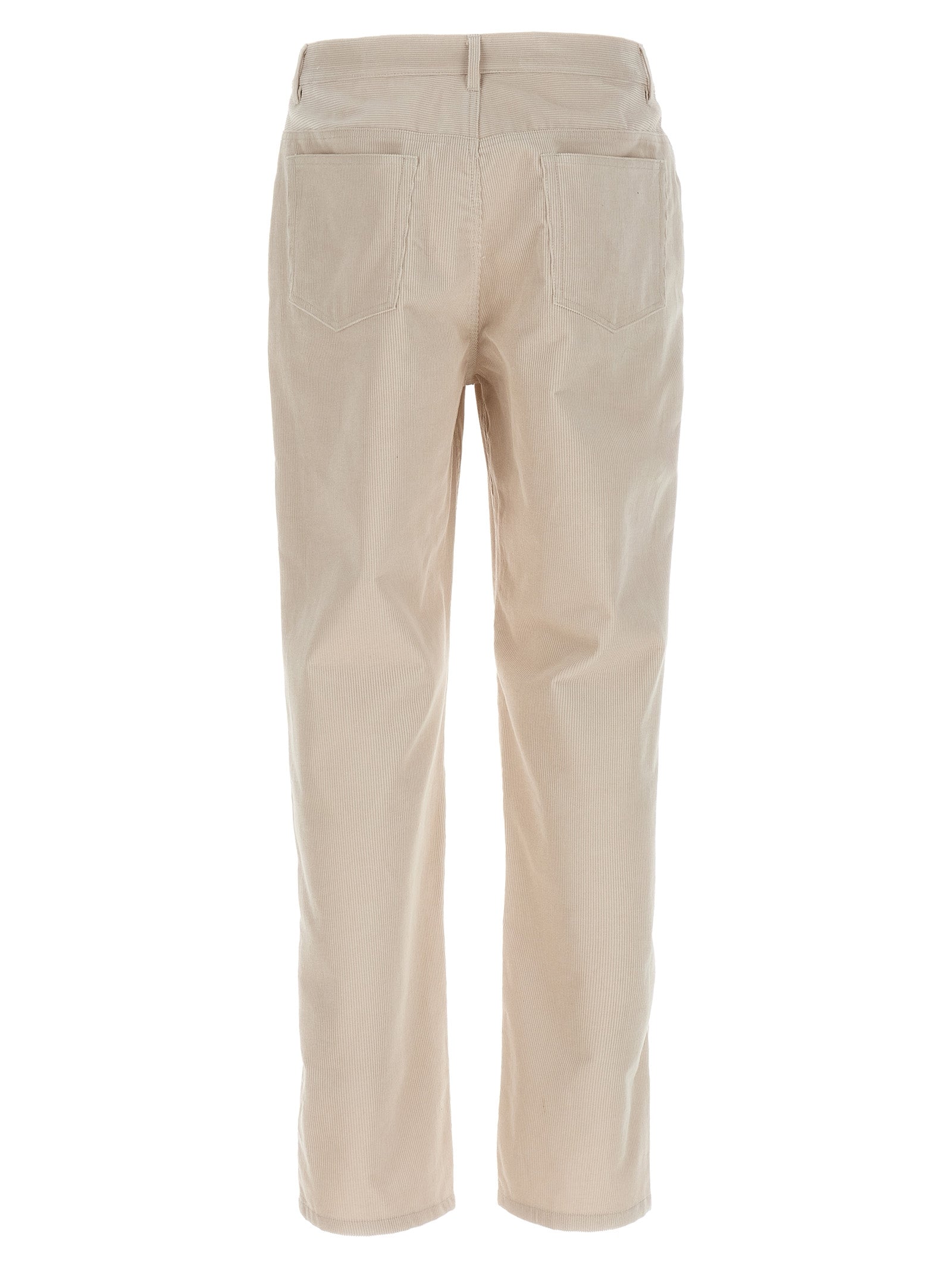 A.P.C. White Cotton Casual Men's Pants