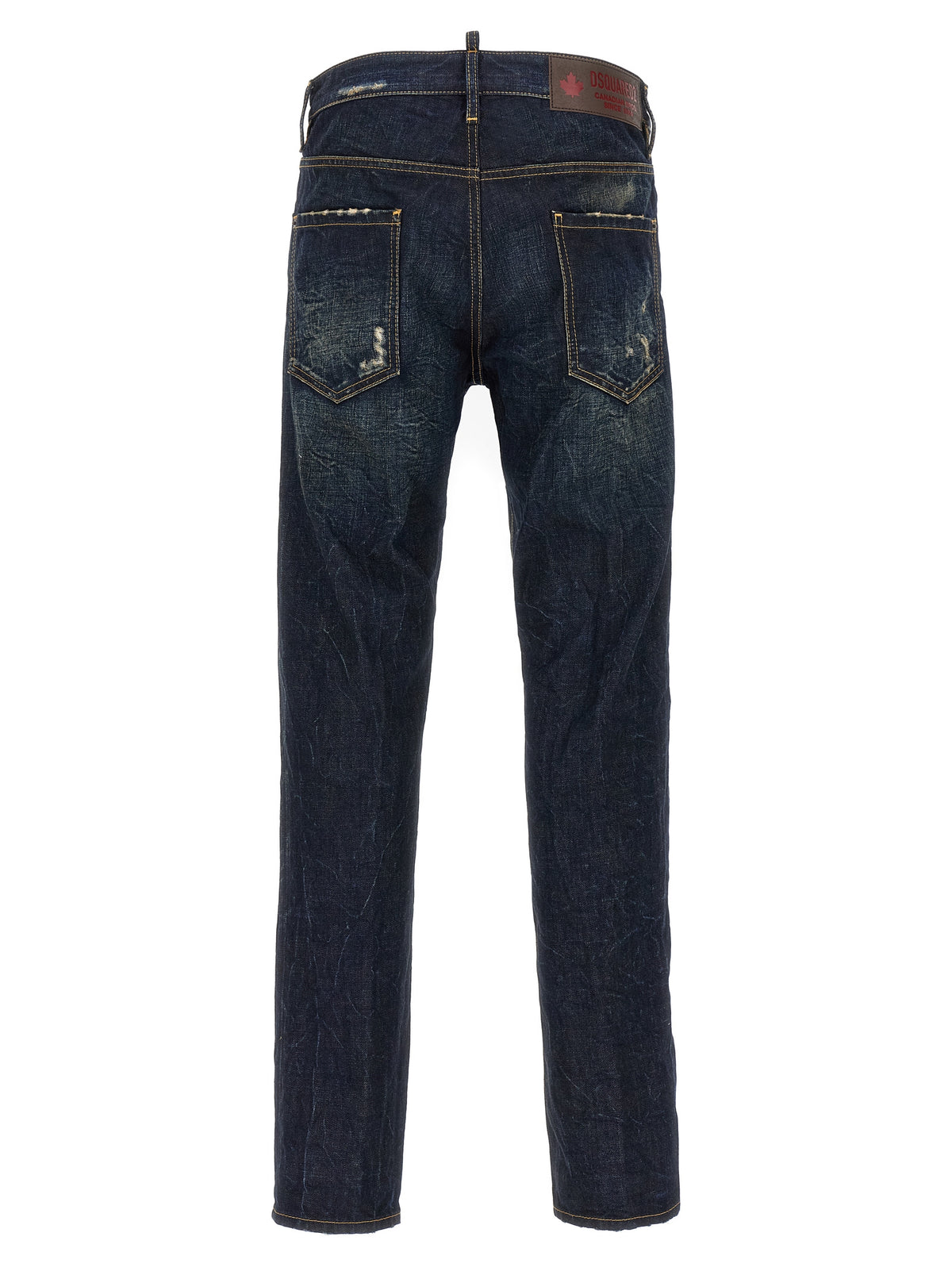 Dsquared² Blue Cotton Slim Fit Men's Jeans