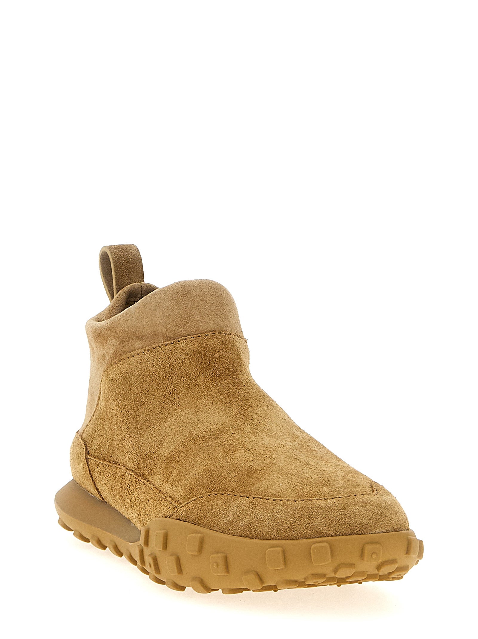 Jil Sander Beige Calfskin Women's Sneakers