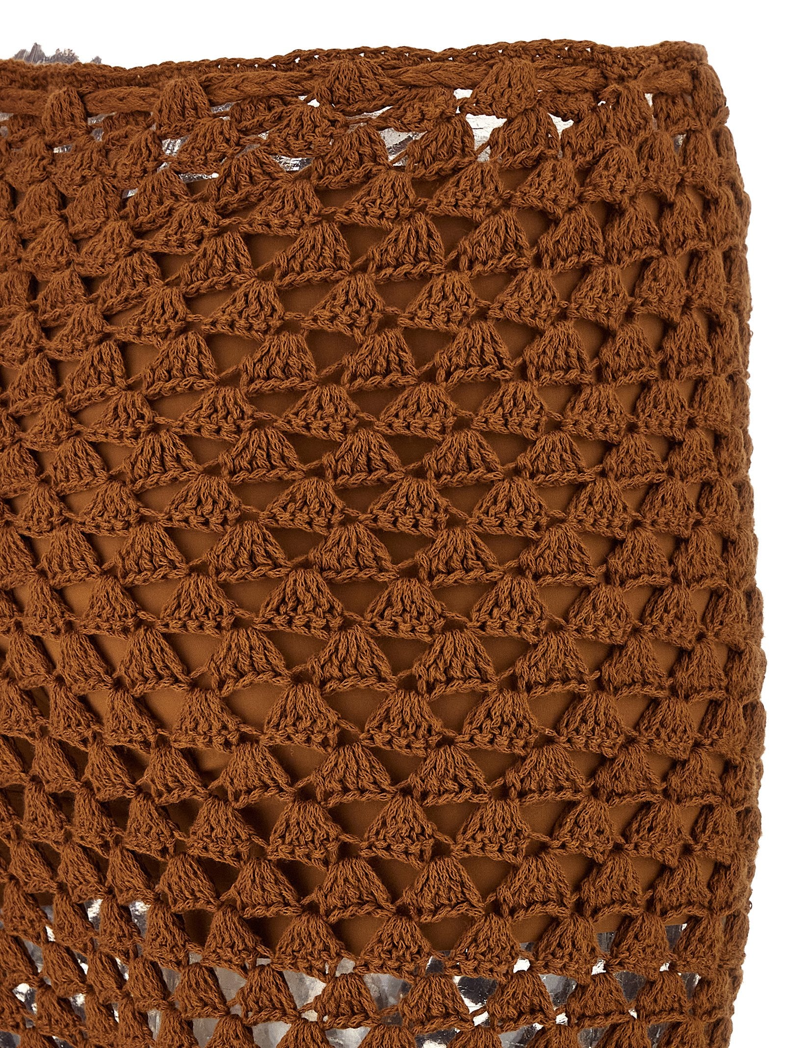 Ermanno Scervino Brown Cotton Flared Women's Pants