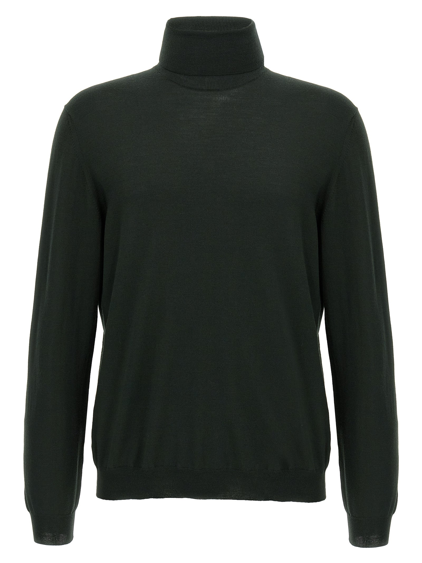 ZANONE Bicolor Virgin Wool Men's Cardigan