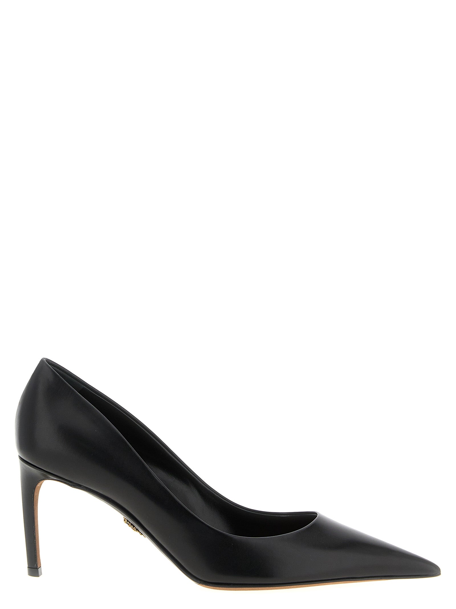 Dolce & Gabbana Black Calfskin High Heel Women's Pumps