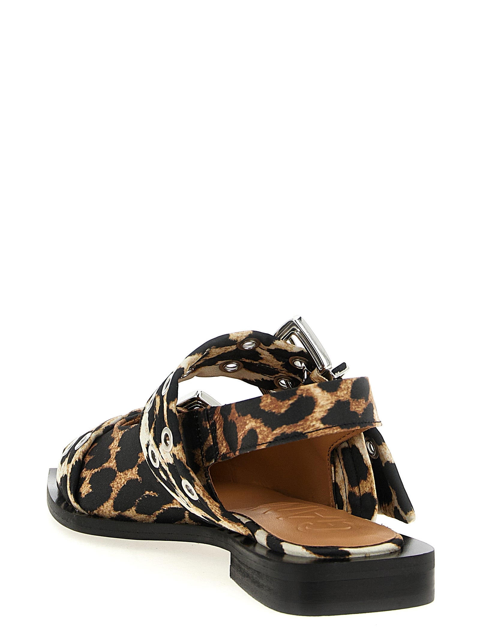 Ganni Multicolor Polyester Ballet Women's Flats