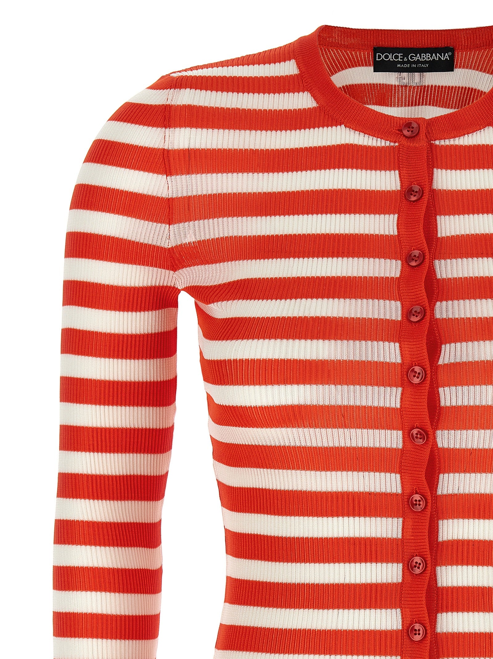 Dolce & Gabbana Orange Viscose Women's Cardigan