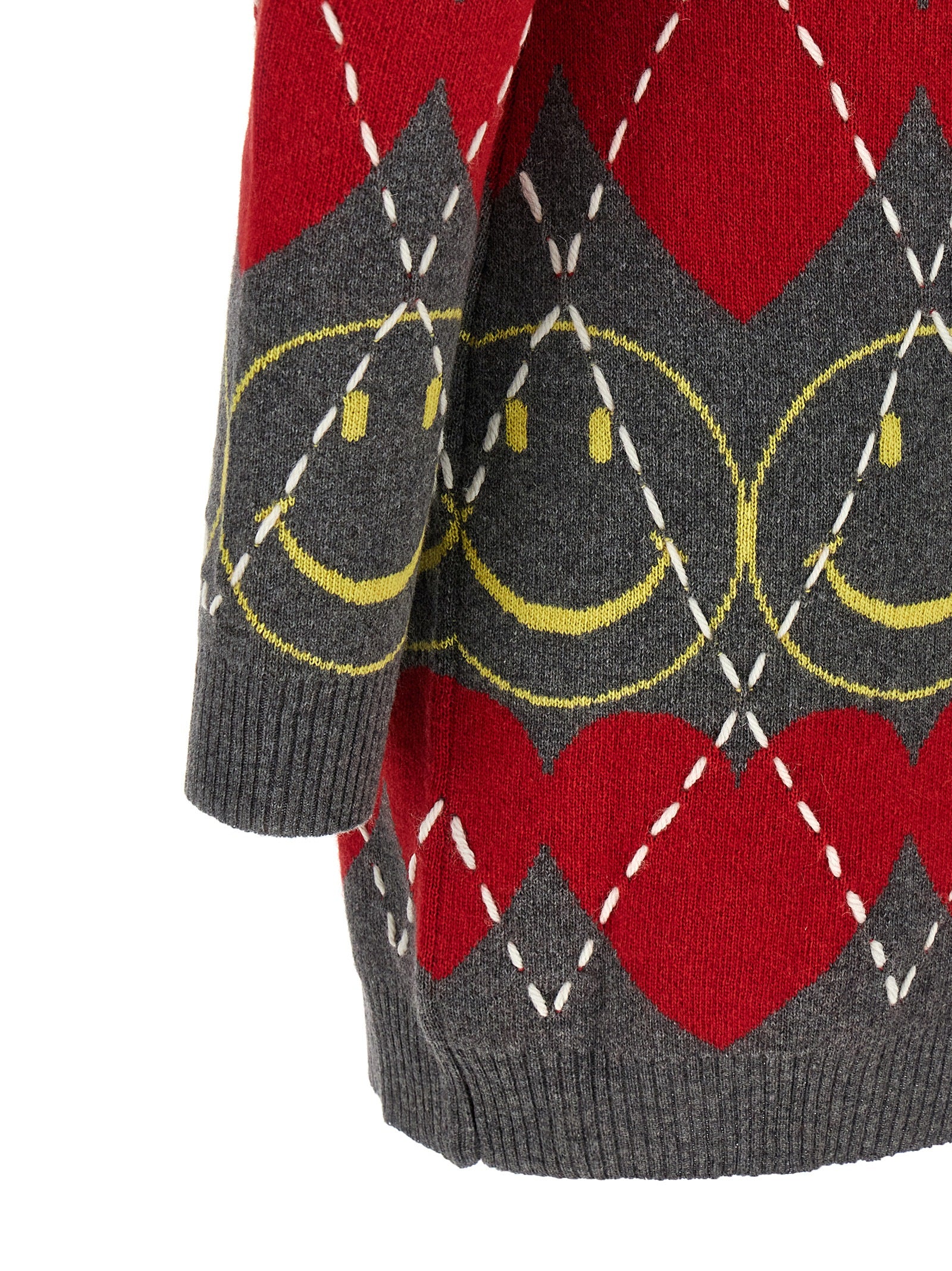 Moschino Multicolor Wool Short Women's Dress
