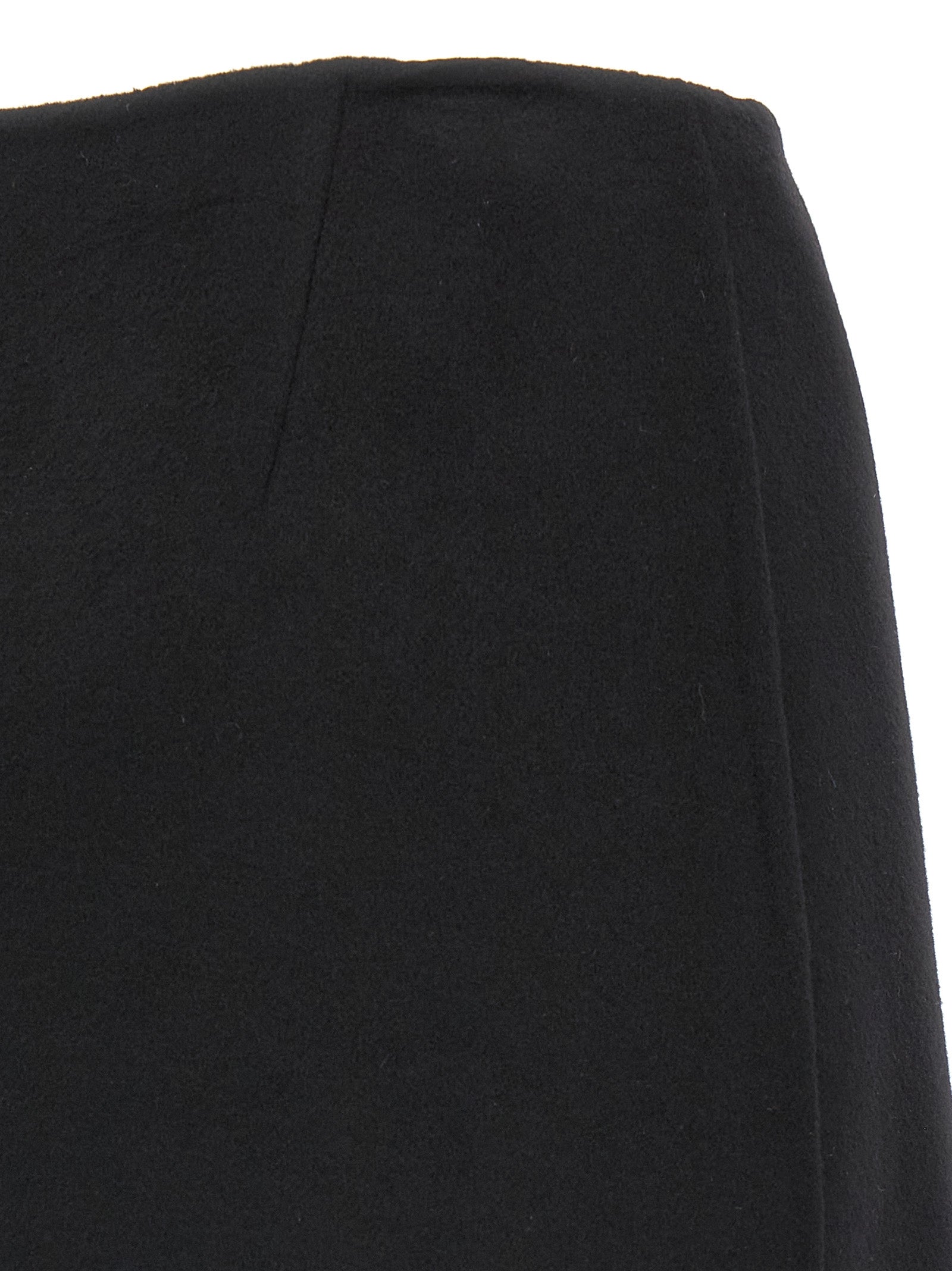 Ermanno Scervino Black Virgin Wool Long Women's Skirt