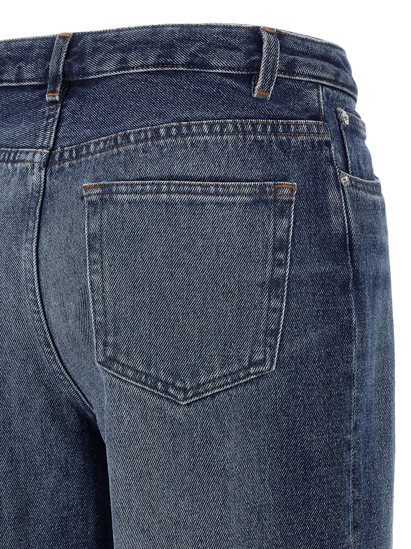 A.P.C. Blue Cotton Jeans Women's Denim