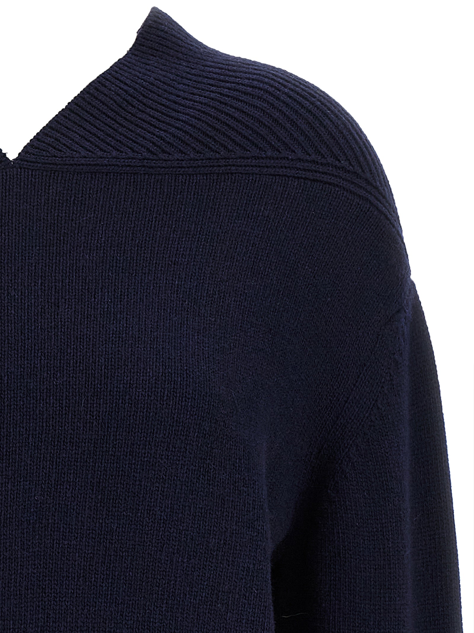 Victoria Beckham Blue Wool Women's Cardigan