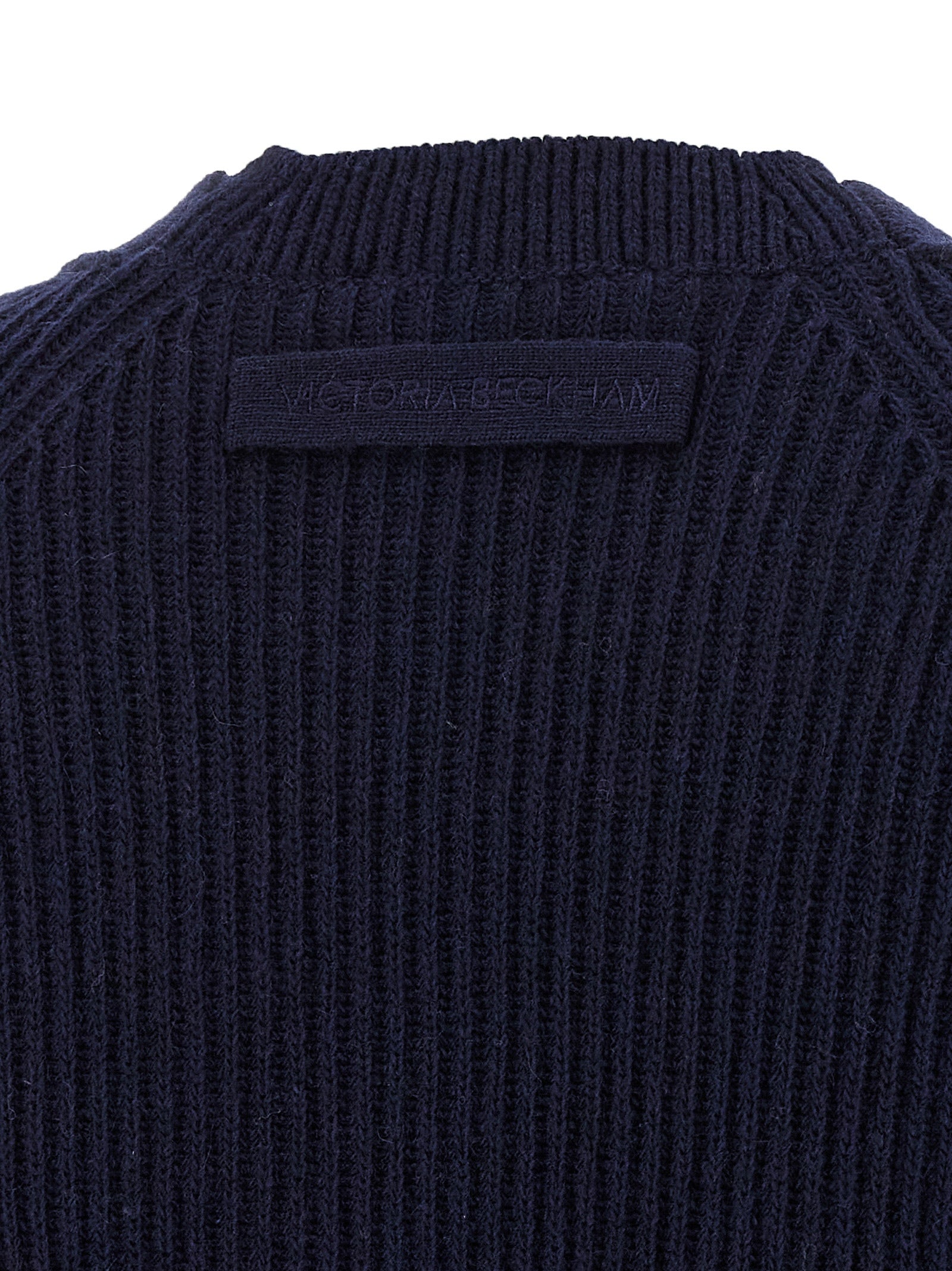 Victoria Beckham Blue Wool Women's Cardigan