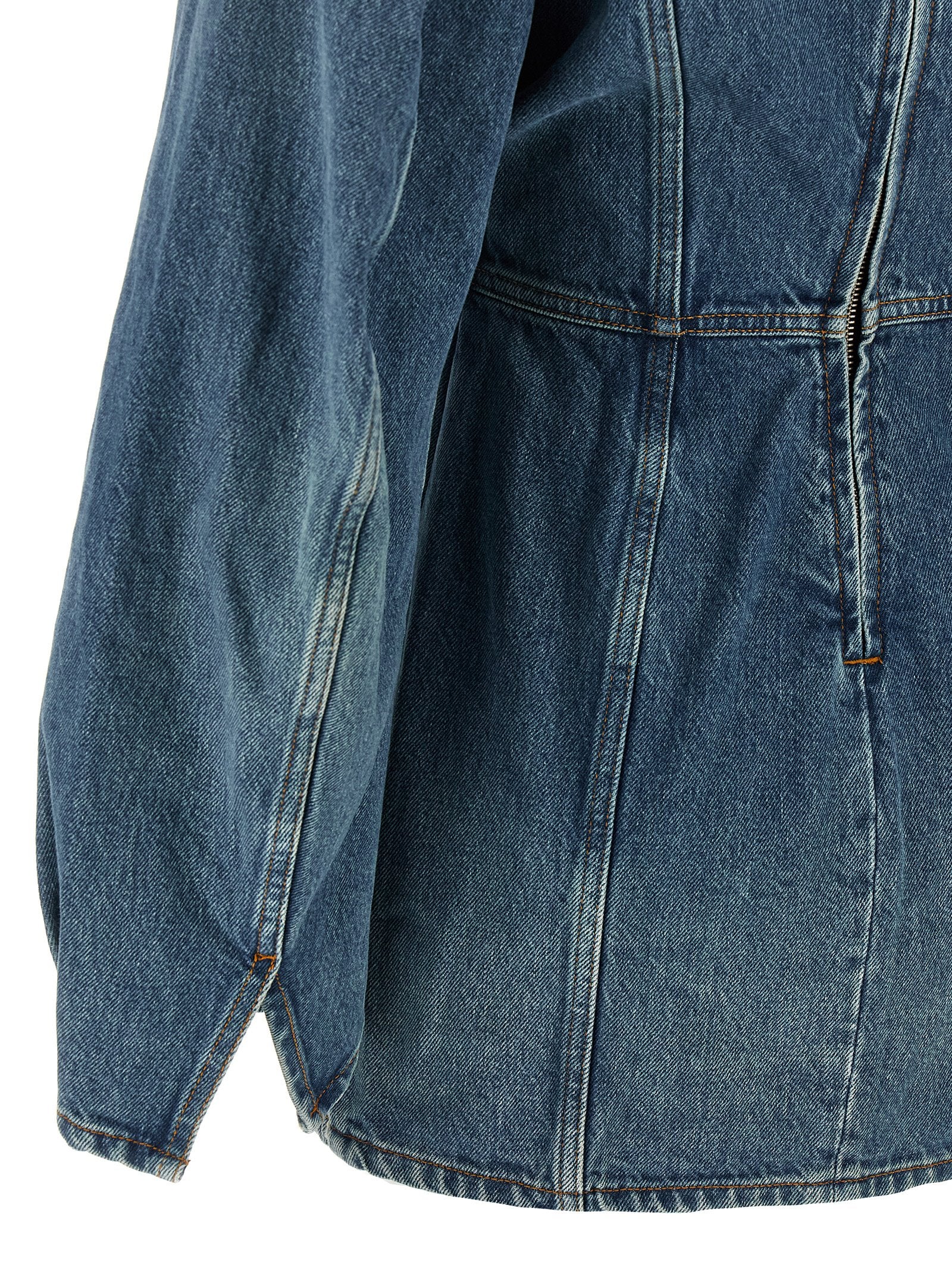 Haikure Blue Cotton Short Women's Dress