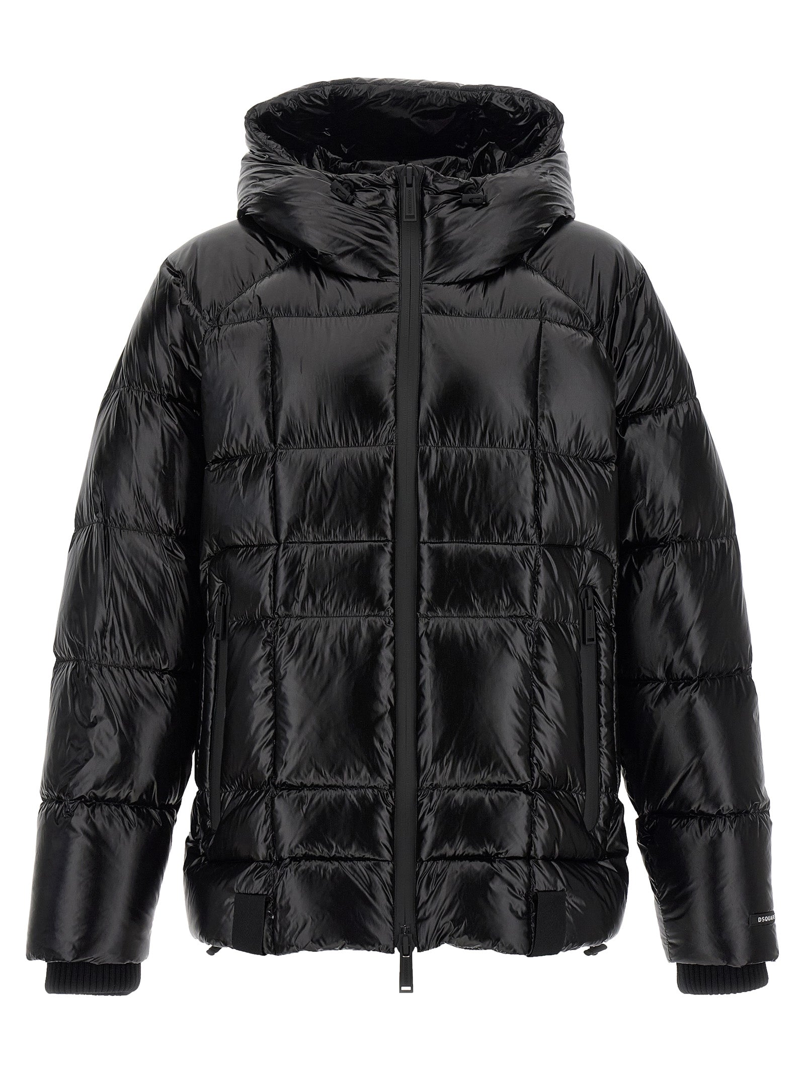 Dsquared² Black Polyamide Full-Length Men's Jacket