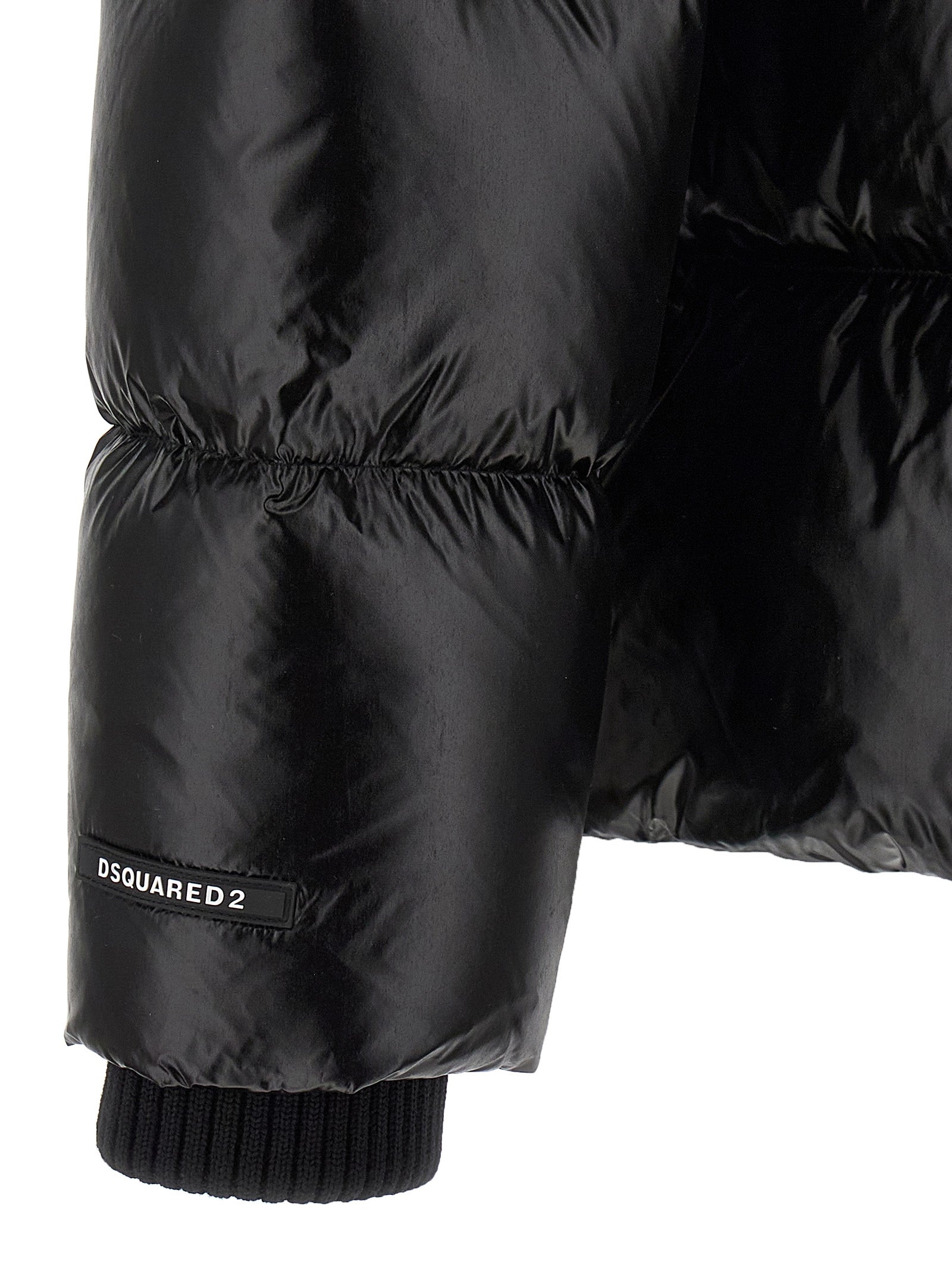 Dsquared² Black Polyamide Full-Length Men's Jacket