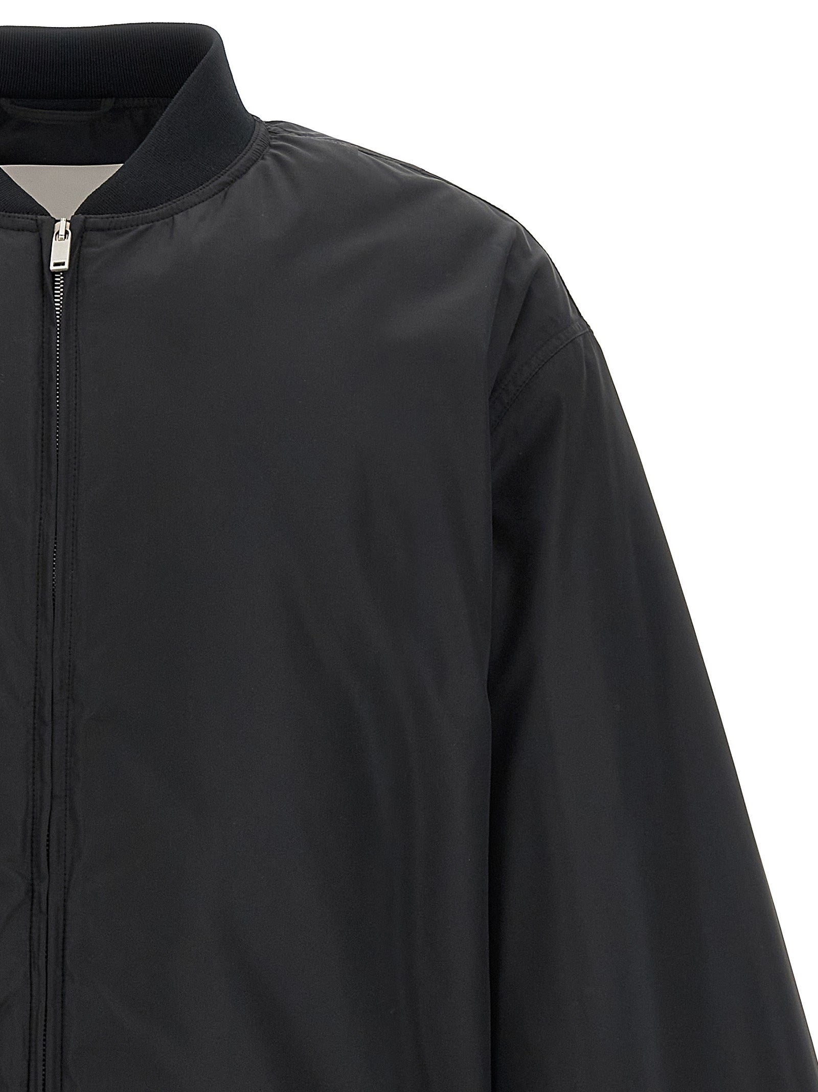 Jil Sander Black Polyester Men's Bomber
