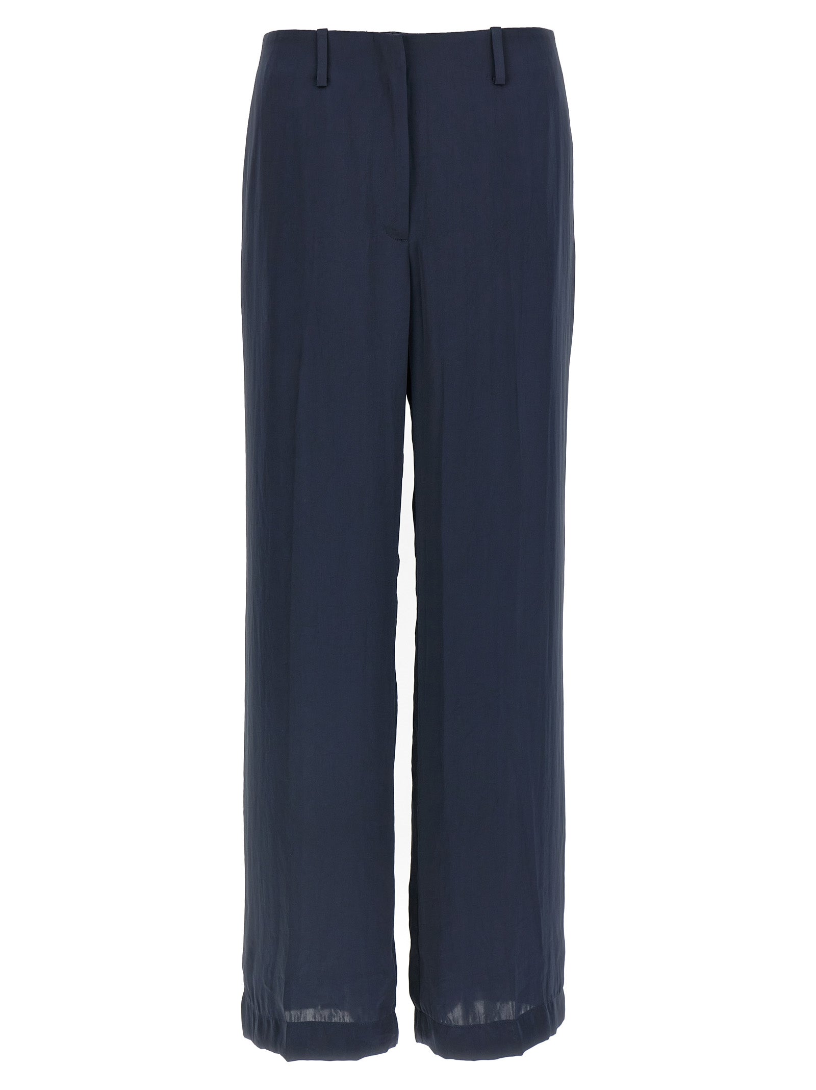 Theory Blue Polyester Casual Women's Pants