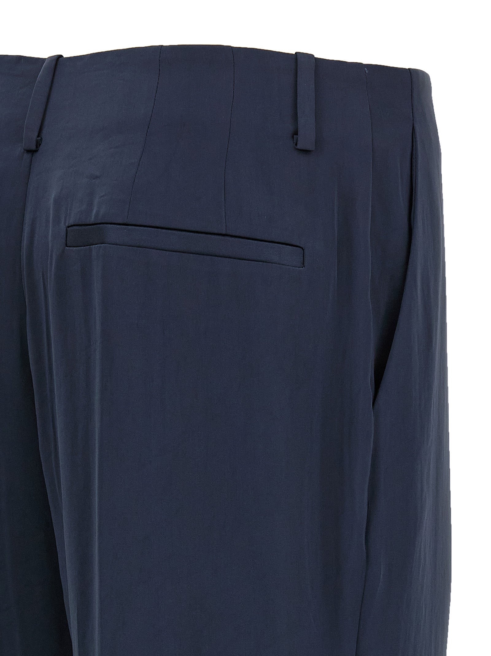 Theory Blue Polyester Casual Women's Pants