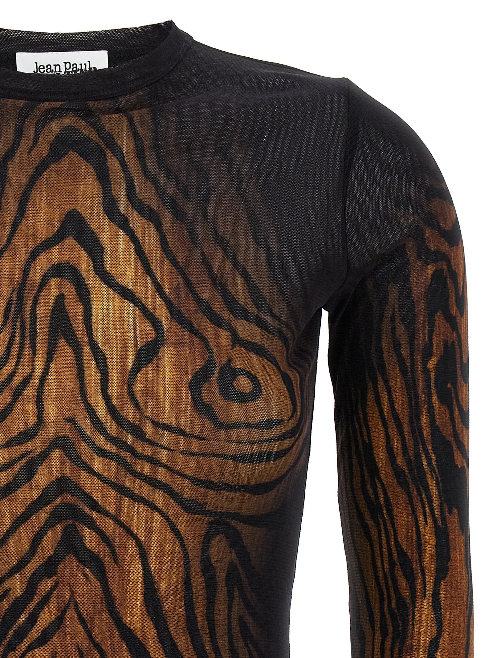 Jean Paul Gaultier Multicolor Polyamide Pattern Women's Shirt