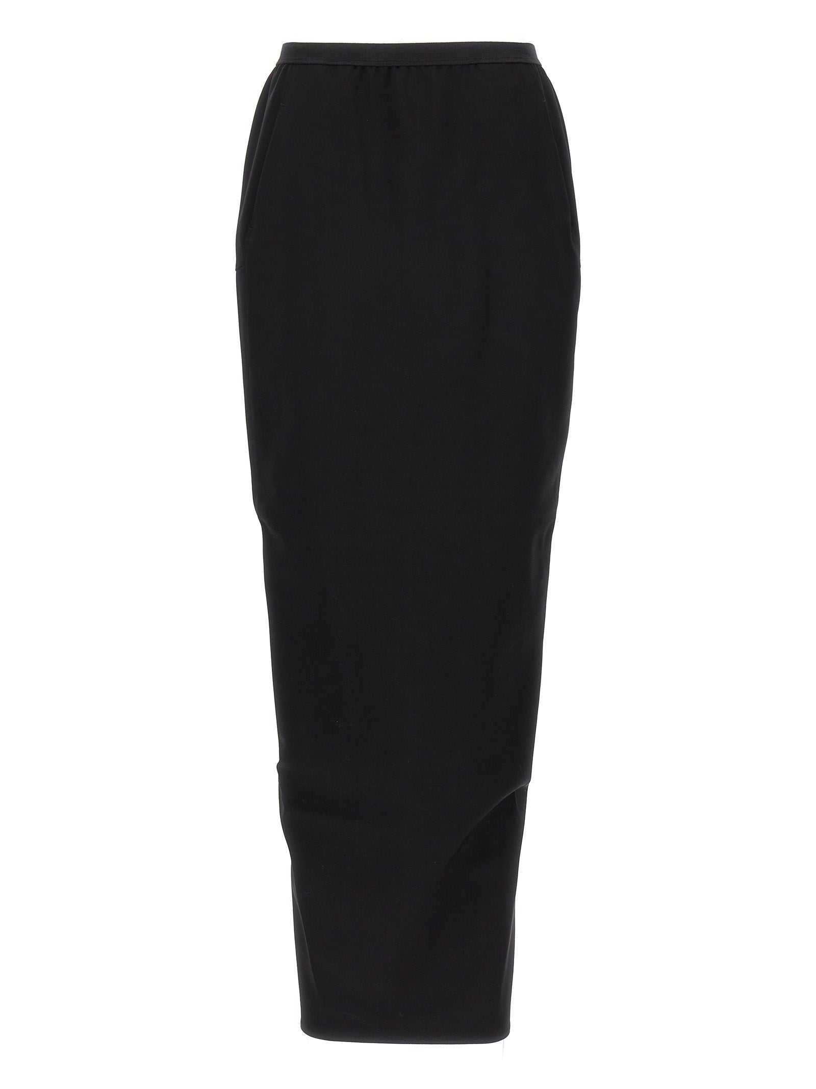 Rick Owens Black Wool Mini Women's Skirt