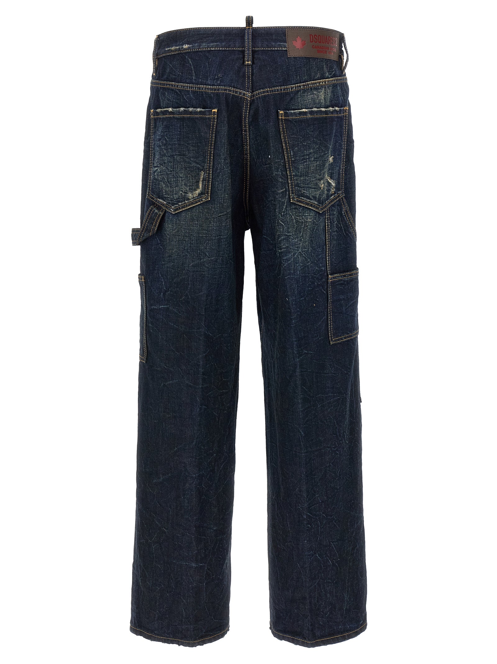 Dsquared² Blue Cotton Jeans Men's Denim