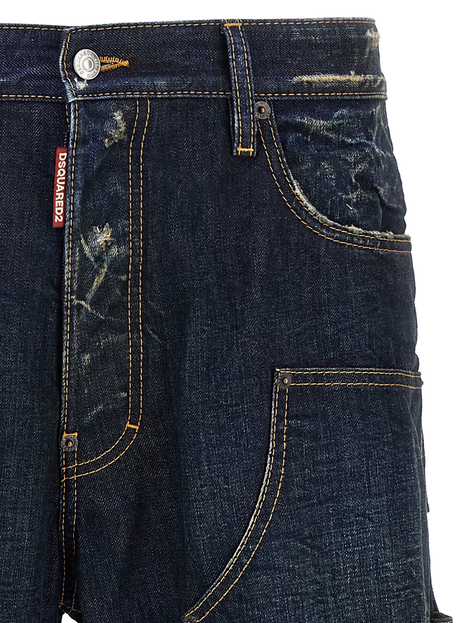 Dsquared² Blue Cotton Jeans Men's Denim